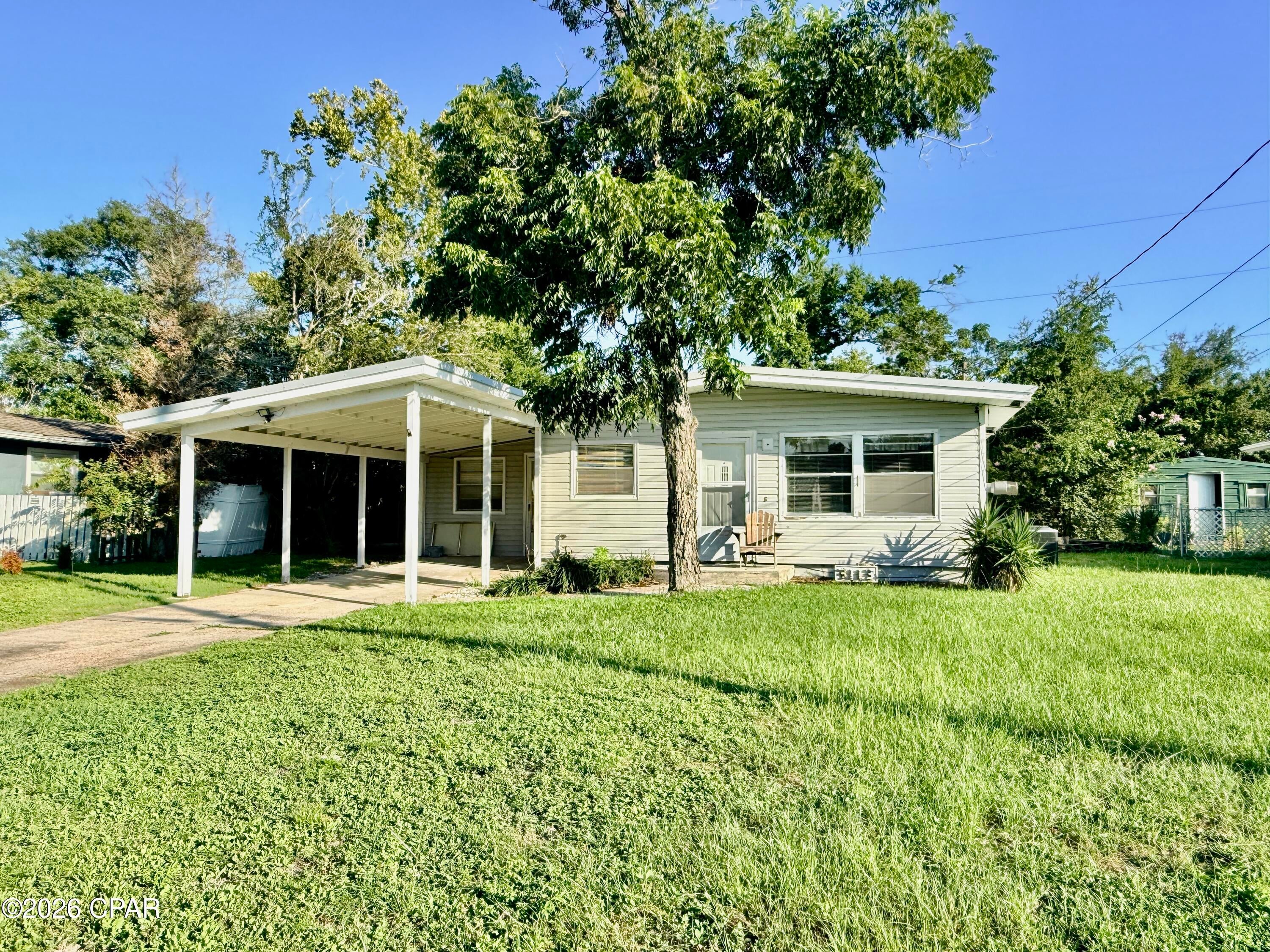 3BR/1BA home in Sherwood Subdivision with a large partially fenced yard and off-street parking. Single-story layout with LVP flooring, spacious living area, clean interior, and a quiet street close to 23rd St, Beck Ave, shopping, dining, and major employers. Pets allowed.