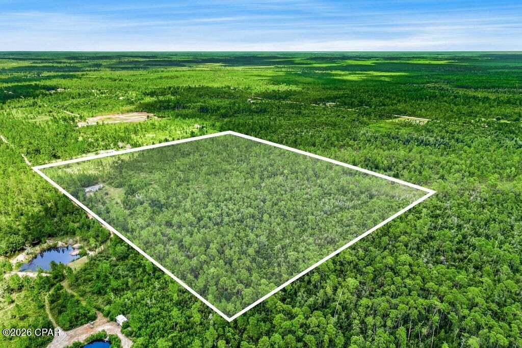 40 private acres of rural land in Northern Bay County. Located just east of Hwy 231. Perfect for outdoor enthusiast. Mostly wooded with pines and scrub oaks. Deeded access via Aawsaw Lane. Prior survey is available upon request. There is an existing homesite with utilities connected. Home site has a damaged mobile home on it with no value. Condition of well and septic is unknown. Buyer should verify if important. This property is being sold as is.