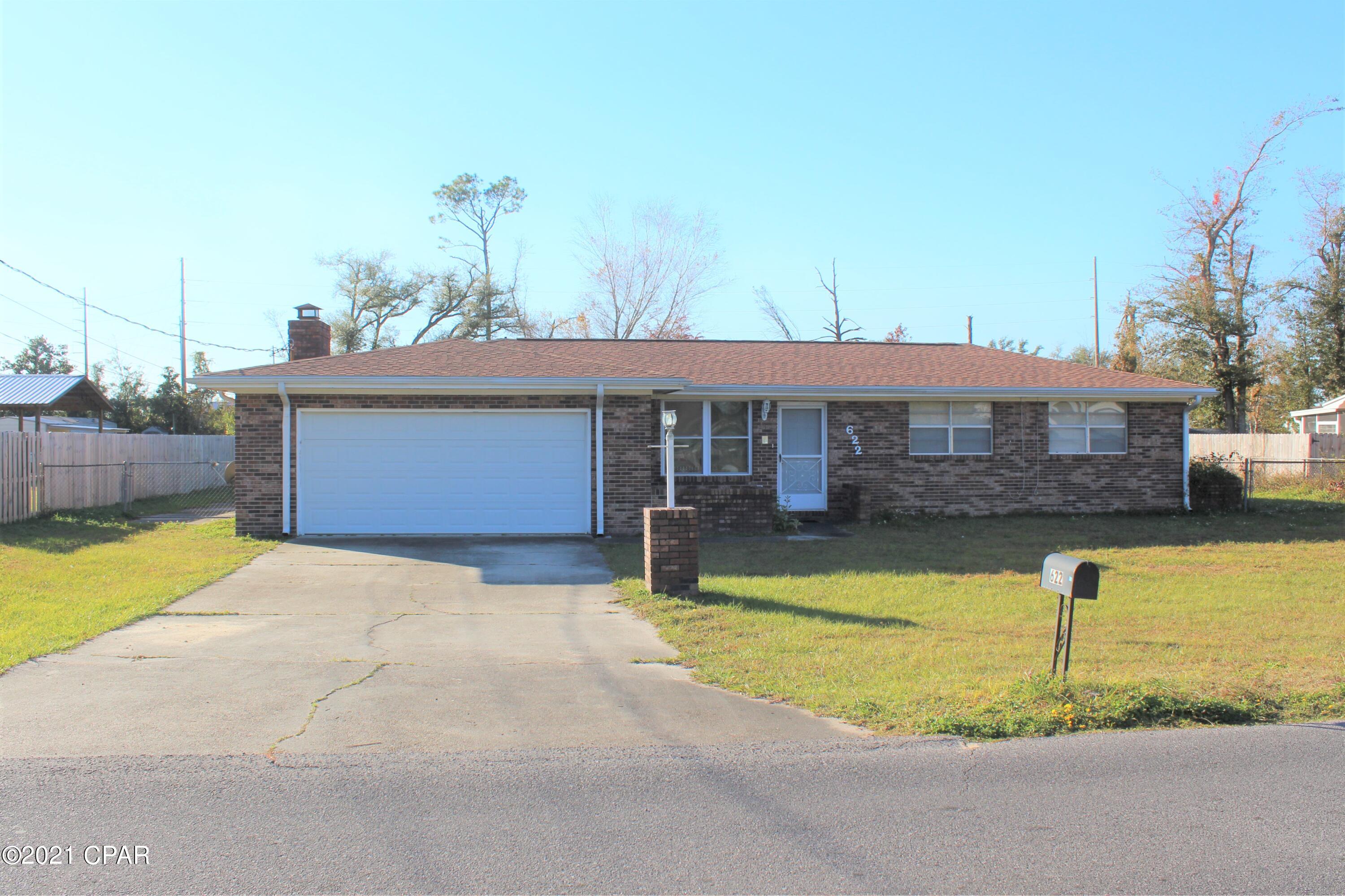 An all brick home situated on .32 acres. Close to Tyndall AFB, Eastern Shipbuilding, shopping restaurants, and medical facilities. Perfect home for that DIY person. The home has a newer roof, a newer hot water heater, and a newer garage door. The home needs new carpet in the bedrooms and is in move-in condition. Update the home as you go.