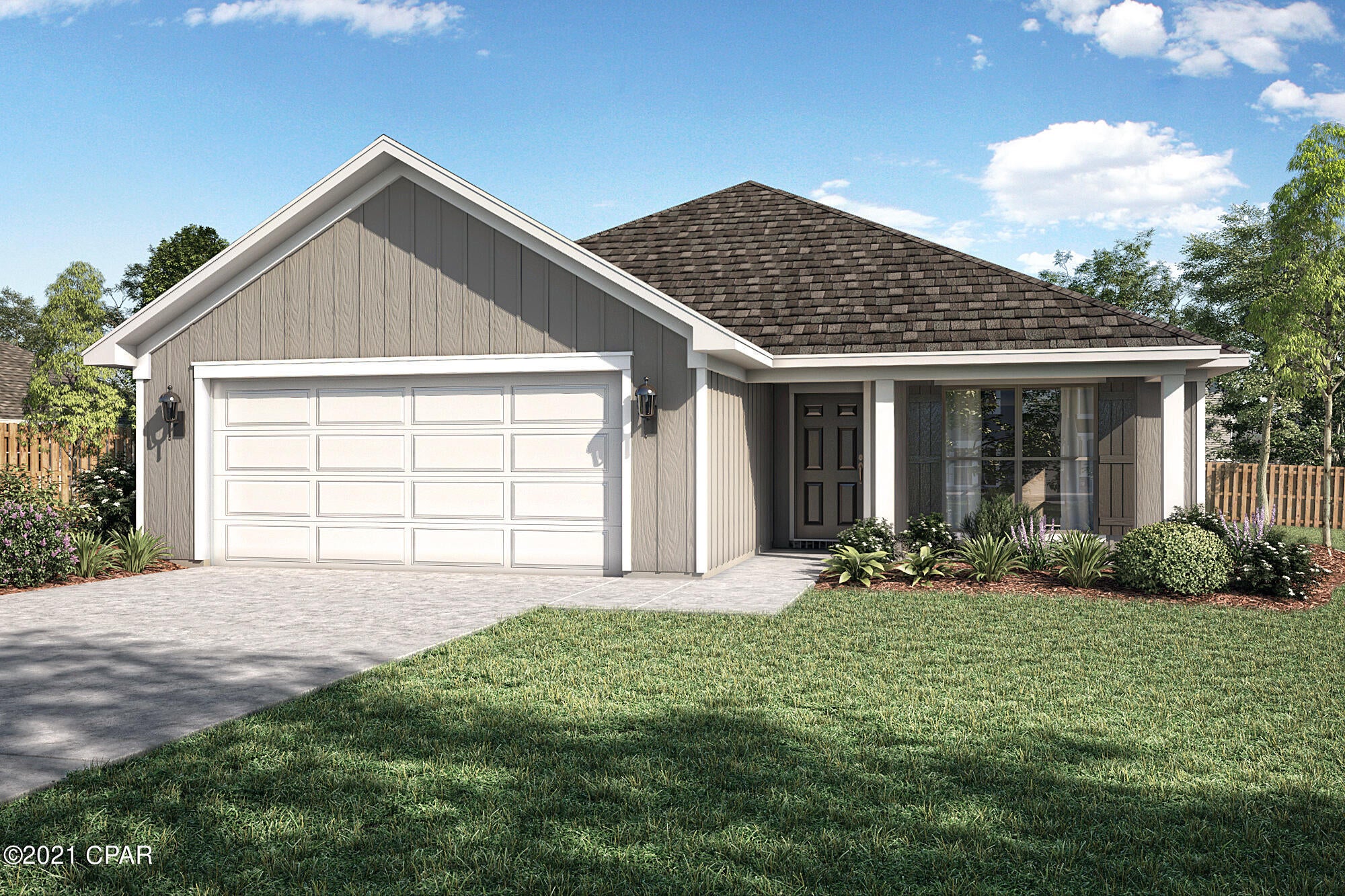New construction by Truland Homes in the highly desirable Callaway Area! With 4 Bedrooms, Flex room and 2 Baths, this Sierra open floor plan home is a must-see, with a stunning interior featuring 10' high ceilings in the main living areas and a 9' tray ceiling in the master suite. Luxury Vinyl Plank floors, granite countertops, and so much more are found throughout the home. The exterior boasts of Hardi Board on all four sides, Tankless Gas Water Heater, and a completely landscaped yard with a sprinkler system. Offering added innovative technology and convenience, this home is equipped with a SMART Things hub, a Ring security doorbell, a Samsung tablet, and a Nest energy-efficient thermostat. Conveniently located to shopping, recreational parks, schools, and Tyndall Air Force Base.