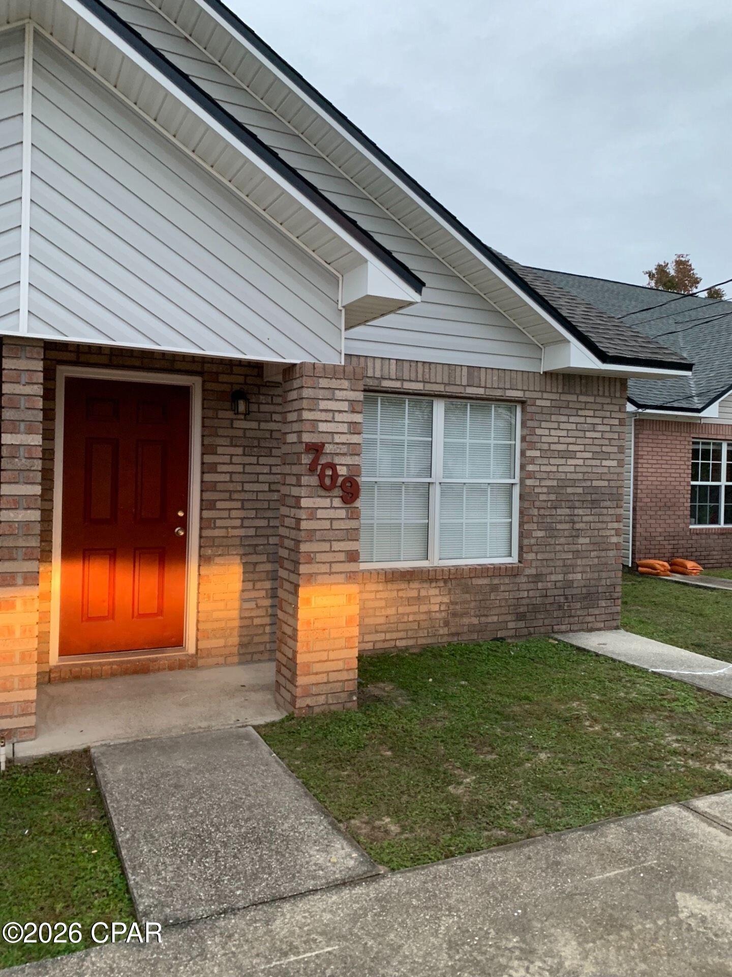Discover this spacious 2Bed/2Ba townhome in Parker, FL, located near Tyndall AFB!

The interior features vaulted ceilings and ceiling fans for enhanced airflow, plus large walk-in closets to maximize storage. A covered front entry and a covered back patio provide sheltered outdoor space, while an exterior-access laundry/storage room adds convenience!

Thoughtfully laid out, this townhome offers comfortable living with practical storage and outdoor options in a convenient location!

-------------------------------------------------------------------

*1/2 OFF Security Deposit for Active-Duty Military!*

*NO PETS*