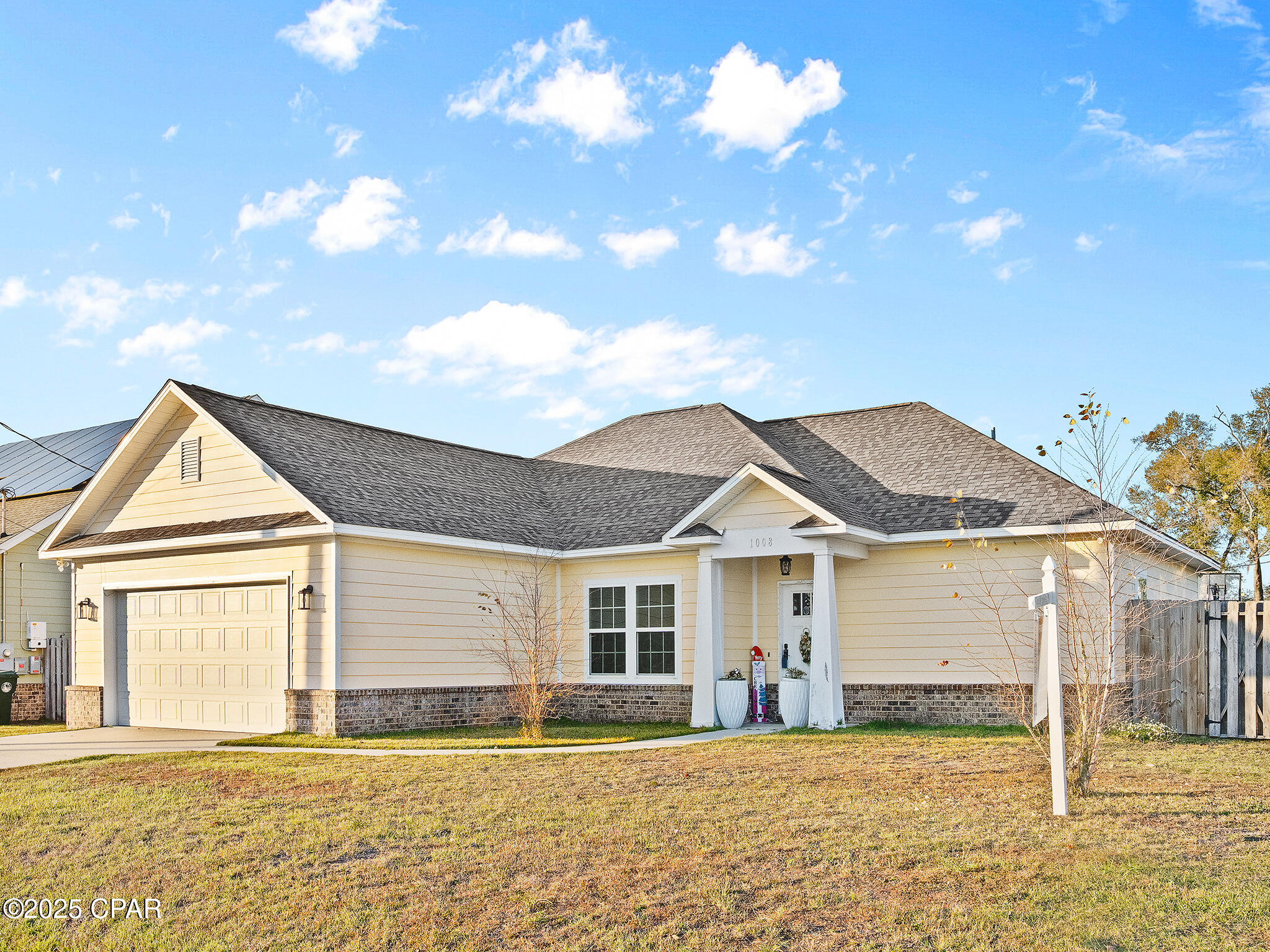 **BACK ON THE MARKET -- NOW ACCEPTING OFFERS!**

Through no fault of the seller, this beautiful home is back on the market and ready for its next owner! 
   **Don't miss your second chance to make it yours.**

Nestled in a quiet neighborhood just minutes from the boat ramp and popular Lynn Haven parks, this spacious **3-bedroom, 2-bath home on a desirable corner lot** is a must-see!

 This home has been well cared for and offers the space, location, and features you've been looking for. With the seller willing to provide a **NEW ROOF FOR THE NEW BUYER**, this is an opportunity you won't want to miss!

Step inside to a bright and welcoming living room, formal dining area, and inviting eat-in kitchen--perfect for everyday living and entertaining.

Enjoy Florida living at its best on the **huge screened-in porch**, an ideal spot for relaxing, enjoying your morning coffee, or hosting family and friends. The well-maintained landscaping adds to the home's welcoming charm and curb appeal.

 **Additional features include:**
  Spacious 3 bedrooms and 2 bathrooms
  Large laundry room
 Attached 2-car garage plus driveway parking
  Privacy-fenced yard--great for pets and outdoor fun
  Desirable corner-lot location
  Plenty of attic storage
  Thoughtful floor plan with charming details throughout
  Convenient location near parks and the boat ramp
 **Seller is willing to install a NEW ROOF for the new buyer!**
  **Move-in ready and ready for its new owner! **

**NOW ACCEPTING OFFERS -- schedule your showing and come see everything this Lynn Haven home has to offer!**