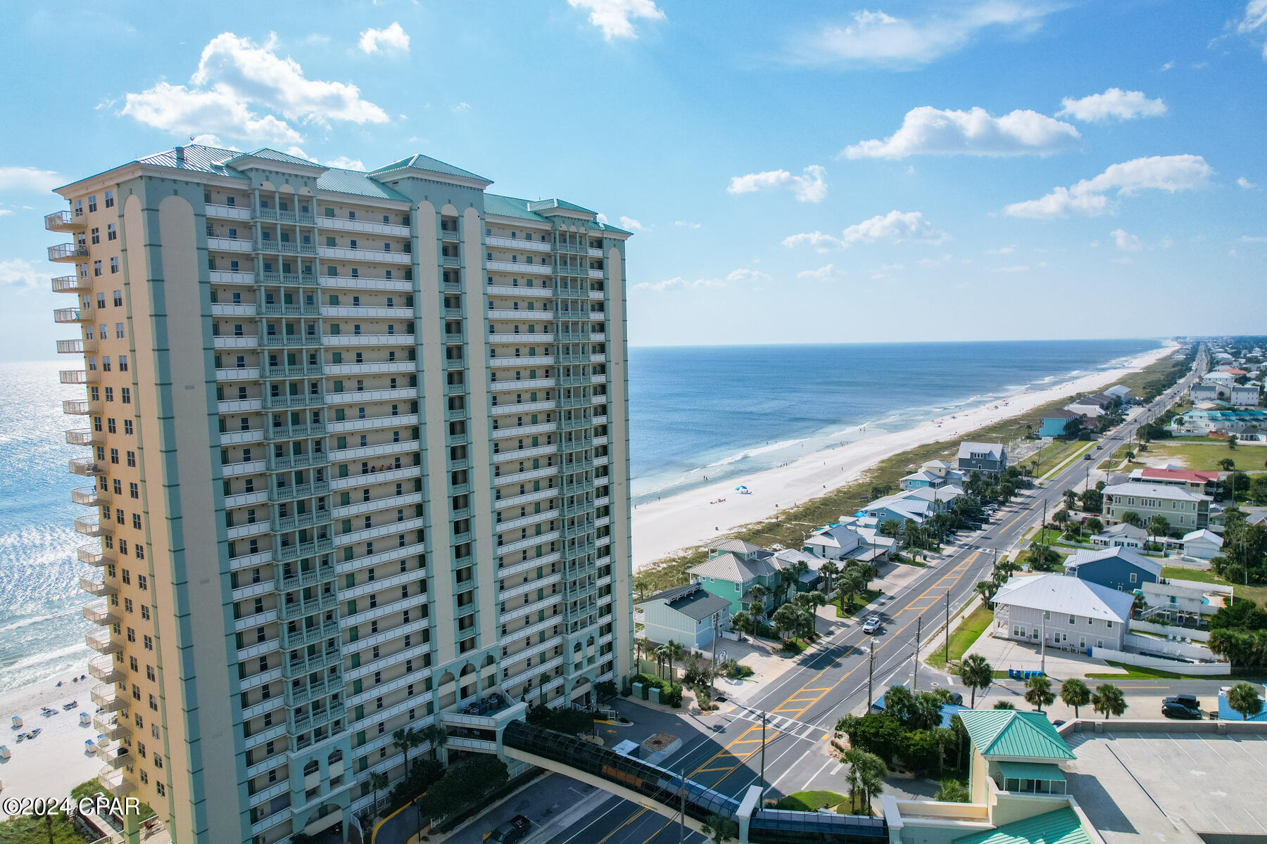Welcome to your perfect beach getaway! Celadon Beach Resort is a well-managed association with solid financials, completed structural integrity study and strong leadership, offering confidence and peace of mind for owners and investors alike.

This beautifully updated 1-bedroom, 2-bathroom condo with hall bunks and a pullout sofa offers a comfortable, stylish retreat directly on the sugar-white sands of Panama City Beach. Never used as a short-term rental, this well-cared-for unit presents in exceptional condition and offers a rare opportunity to own a truly turn-key beachfront property.

Thoughtfully upgraded with refined designer touches throughout, the condo features upgraded appliances, luxury vinyl plank flooring, and tasteful finishes that create a modern coastal feel far above the typical beach rental. Spend the day on the beach or by one of the two sparkling pools -- including one heated for year-round enjoyment -- then unwind on the large private balcony while taking in breathtaking sunset views and the relaxing sound of the waves.

With beach access and resort-style amenities, this property is ideal as a peaceful personal retreat, second home, or short-term rental investment.

Don't miss your chance to own your slice of paradise on the World's Most Beautiful Beaches!