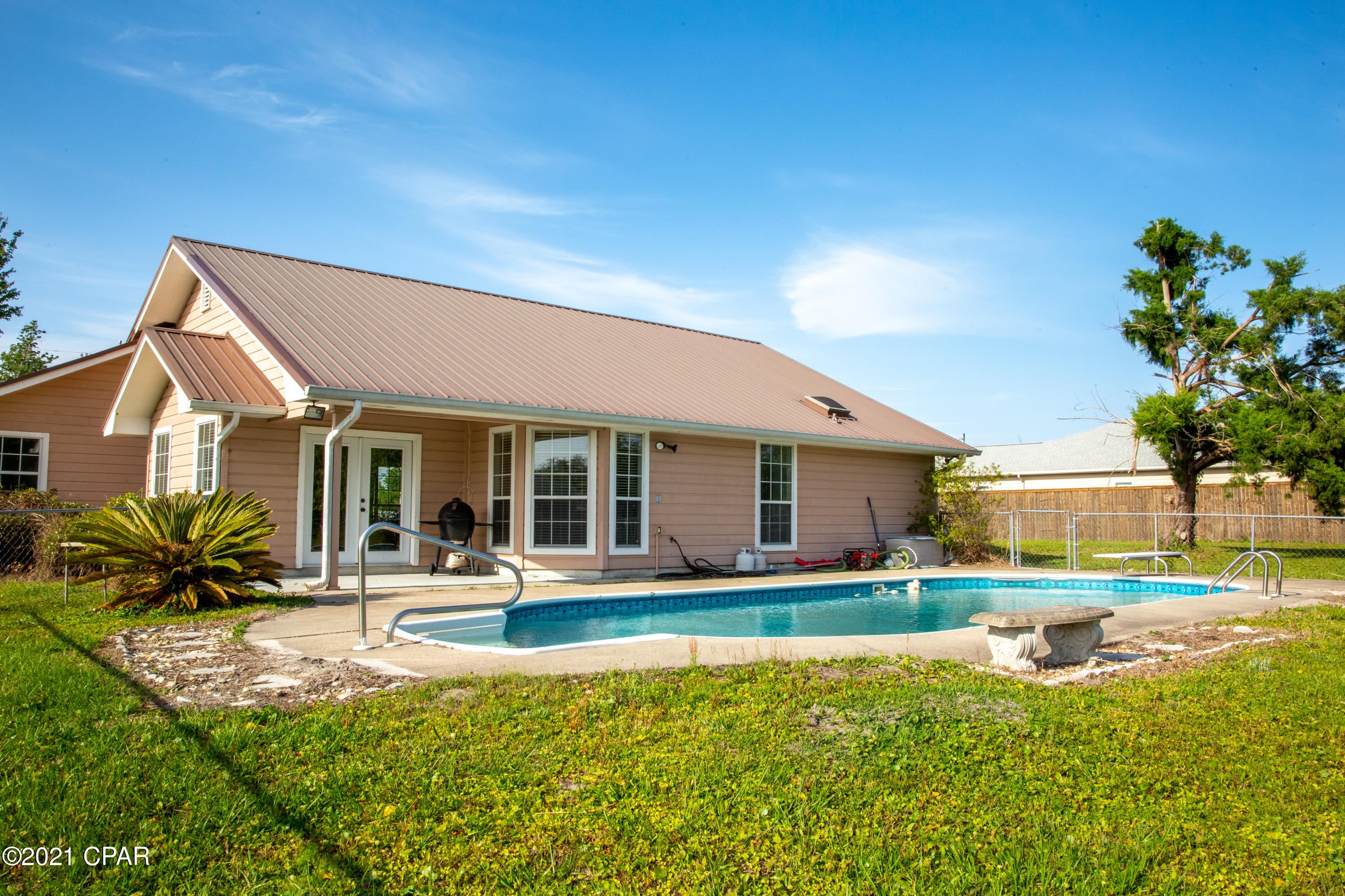 Let's talk about this Stunning Deerpoint Estates 3 bedroom, 2 bathroom home with an Office that is perfect for those looking for Entertainment, a decent size lot, and a POOL for your backyard with a Brand New Pool Pump! There is a small workshop in the backyard to store your landscaping tools or the pool toys for the kids. Brand New Carpet in every room, along with New Appliances, light fixtures, and replaced electrical outlets! This one will not last long at all so book your showing ASAP with your favorite realtor.