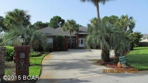 PRICE REDUCED!! This 4 bedroom 3 bath home is located in the Baywinds section of Emerald Bay. There is hardwood in the Master Bedroom and the entire living, dining and kitchen area. The spacious office also has hardwood. The split bedroom plan offers three bedrooms and two baths set away from the master. Two of the bathrooms have been redone in travertine. as you go out the back doors you step onto an enclosed area with a kidney shaped heated pool. A few more steps brings you to the beautifully landscaped backyard with a pond and carefully tucked away yard building. A few more steps and you are ready for golf at or cool refreshment at the Emerald Bay Golf Course Clubhouse. Beautiful location in a great neighborhood! Almost forgot...there's a whole house generator too!!!