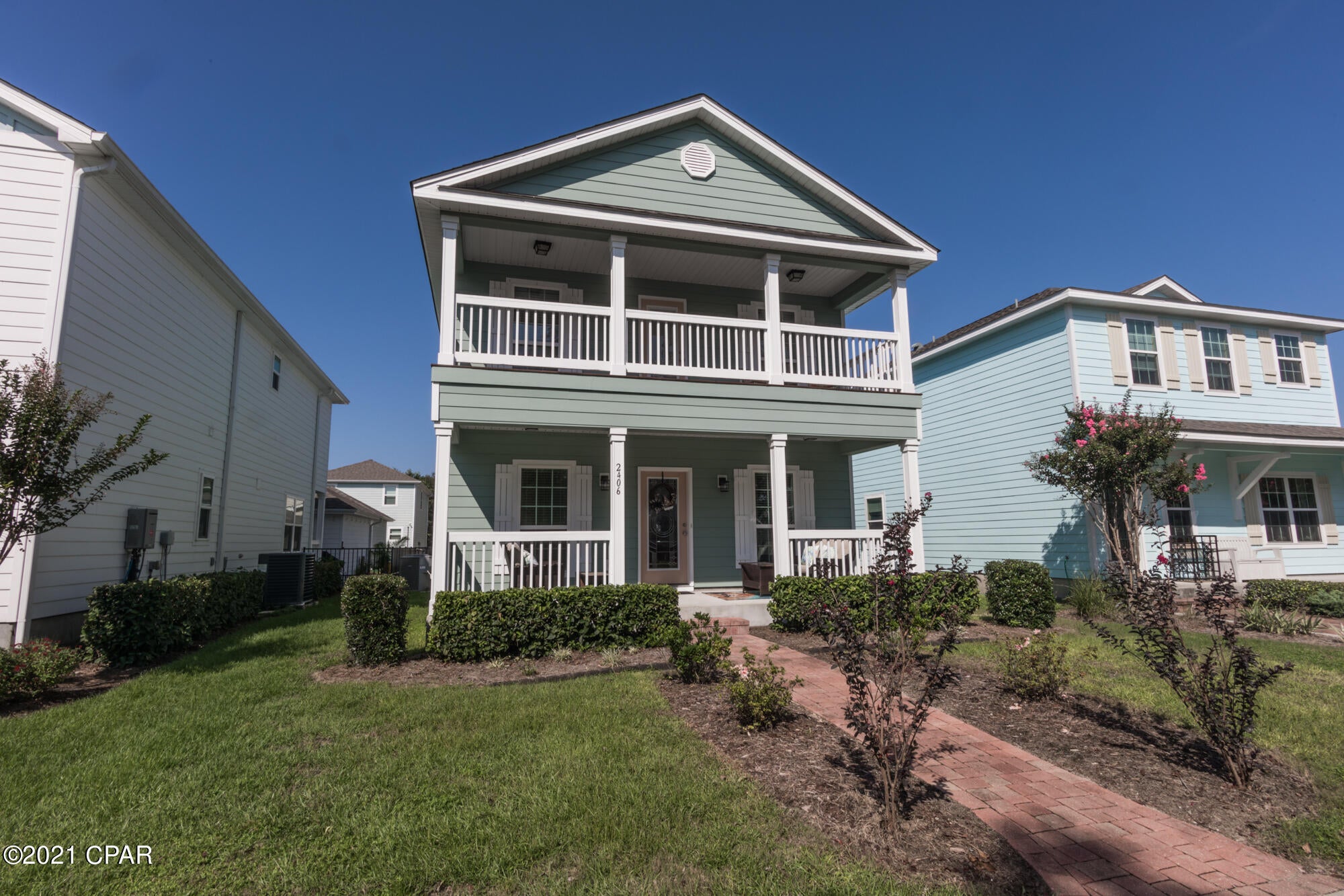 Beautiful move in ready home in this wonderful gated community of Magnolia Bay. This 3 bedroom, 2.5 bath home is one of the closest to the Bay front community pool. The community also offers, exercise room, dock for fishing, paddle boards & kayaking. The HOA takes care of your lawn so your weekends are free to enjoy the Community. This home comes equipped with granite counter tops, stainless appliances and an Open floor plan. all of the bedrooms are up stairs and the laundry is located upstairs close to where the clothes need to be. Call for a private showing!