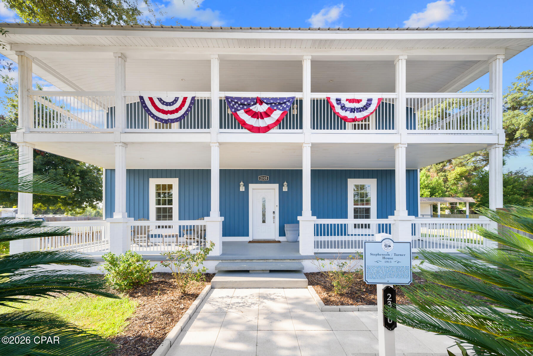 This historic 1915 gem sits on a huge corner lot with a fenced in back yard. The home has been meticulously renovated and is ready to amaze you with its open floor plan and modern upgrades! The Florida room leads you to spacious outdoor living that includes a 2024 pool, large covered structure for entertaining or hobbies, additional storage sheds, and plenty of room for gardening and relaxing! Nearby there is a waterfront park with a lit walking trail, fishing and kayak launch, Watson Bayou Full Service Marina, and a local favorite Gene's Oyster Bar! Close to Tyndall Air Force Base , minutes to Mexico Beach, Panama City Beaches, St. Andrews and Downtown Panama City. NO HOA! Call your favorite realtor today to see your future Florida home!