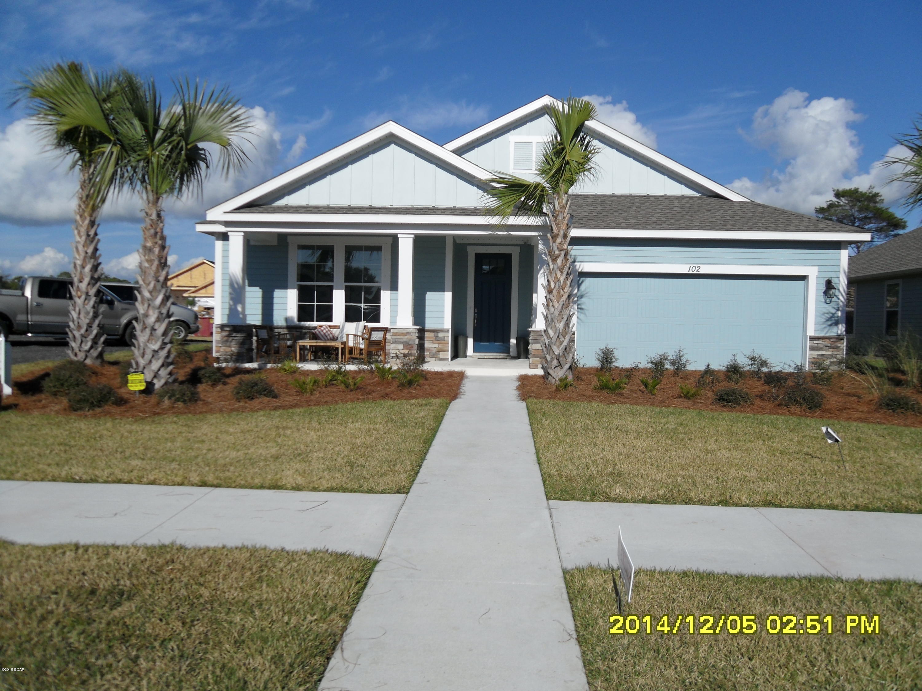 Beautiful new home currently under construction in Whisper Dunes Phase 2B Subdivision. This home has a Mako Floor Plan with a Carolina Elevation. A Samuel Taylor built home includes standard features such as designer carpet in main areas and bedrooms, 8 ft. 2 panel craftsman interior door package, brushed nickel fixtures and faucets throughout, insulated (R19) interior common walls and insulated (R38) ceilings, and durable Sherwin Williams premium interior wall paint. Kitchen features stainless steel appliance package (range, dishwasher, & microwave) and oversized 36" wood cabinetry with crown molding, and granite counter tops. Full bathrooms include raised vanity heights, large tile flooring in bathrooms and laundry rooms, 2 x 6 Exterior Wall Construction, and hurricane tie down rod anchor system. Exterior of home includes coastal and craftsman architecture, spacious 2 car garage, architectural roof shingles with an extended warranty, low maintenance aluminum fascia and vinyl soffits, termite treated foundation, Hardi-Plank siding with an extended warranty, and durable Sherwin Williams Loxon exterior paint. All new construction homes are backed by a 2-10 Home Buyers Warranty. Your HOA dues includes lawn maintenance for the home. The Whisper Dunes subdivision includes sidewalks, curb & gutter, a beautiful community pool and pool cabana. Whisper Dunes is a golf cart friendly community and you are within a short driving distance to our beautiful beaches, Pier Park shopping, NW FL Beaches International Airport, and the beautiful 30A South Walton area. Choose your lot, floor plan & elevation, choose your design options, and pick your paint colors! All measurements and sizes are approximate, please measure for accuracy and verify all sizes.