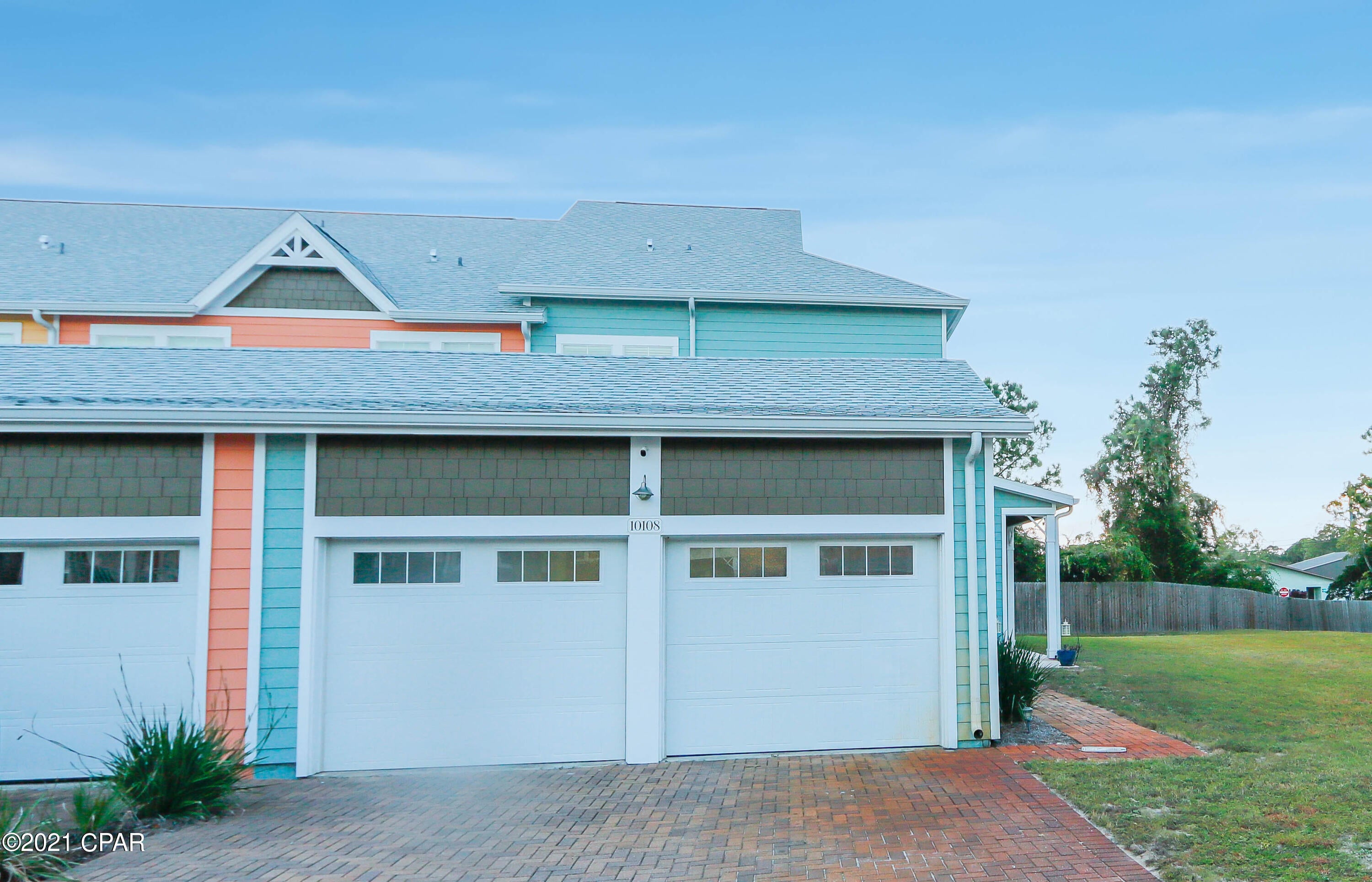This new furnished townhome listing has all the same excellent quality and style that you would expect from any other  upscale Gated community but at half the price.  This beautiful two-story townhome boasts 3 bedrooms, 3.5 baths and are very spacious with each bedroom having its own ensuite bath with approximately 2200 square feet of living space. Townhome has its own double car garage with a laundry tub, front and rear entries,  HUGE first floor covered patio, and second floor balcony just off the Master Lots of windows shows off   open concept layout with a large living room equipped with arched openings leading you into the dining room and big kitchen. Living room is approx 20x18 and features a built in wet bar with matching granite countertops, and an enormous Pantry off the kitchen. The kitchen island sits 4 to 6. The dining room adjacent to the kitchen is large enough for everybody and is lined with windows looking out to your private courtyard, thus allowing plenty of that natural Florida sunlight to shine through when you want it. No room more stunning than the Master Bedroom Suite. It is so spacious with a sitting area near the entrance and your own private balcony overlooking the back of the complex. Master bath features a double vanity with granite tops, a big garden tub, separate shower and separate toilet area, as well as an enormous walk-in closet. The Island Reserve complex has just as much to brag about as these townhomes. Throughout the complex you'll notice the beautiful fountains and lush landscaping as you make your way down to the pool, hot tub, or clubhouse area. The pool is perhaps the largest in Bay County with two waterfalls, a zero entry area, and a lap area for those who like to swim after a nice workout. The pool deck is equipped with plenty of tables and chairs for your convenience and there is also a separate restroom facility close to the pool so you don't have to go back to your townhome just to use the bathroom. Next to the 1 acre pool is a separate Splash Pad area for the kids. Inside the Clubhouse is a heated and cooled indoor basketball court, as well as a state of the art fitness center with free weights and machines. On your way to the clubhouse you might run into one of the many friendly security guards who man this property day and night keeping everything in order. Island Reserve is a great community whether you are single, raising a family, or retired. Everybody is friendly and there is a strong sense of community here. If you want the best here at Island Reserve look no further than this totally renovated updated townhome. This won't last long at this price. Resort Living close to everything in Panama City Beach. The actual Beach is 1.4 miles away or 4-5 minute drive from Island Reserve. Cash Buyers only with possibility of a conventional loan. Dues include all amenities,  your Home Owners Insurance including the roof, Water ,Sewer, Trash, Landscaping Basically it covers everything except Electric and Cable. A real home without any maintenance. This home will WOW you Being sold furnished with high end tasteful furnishings as you can see by the pictures.