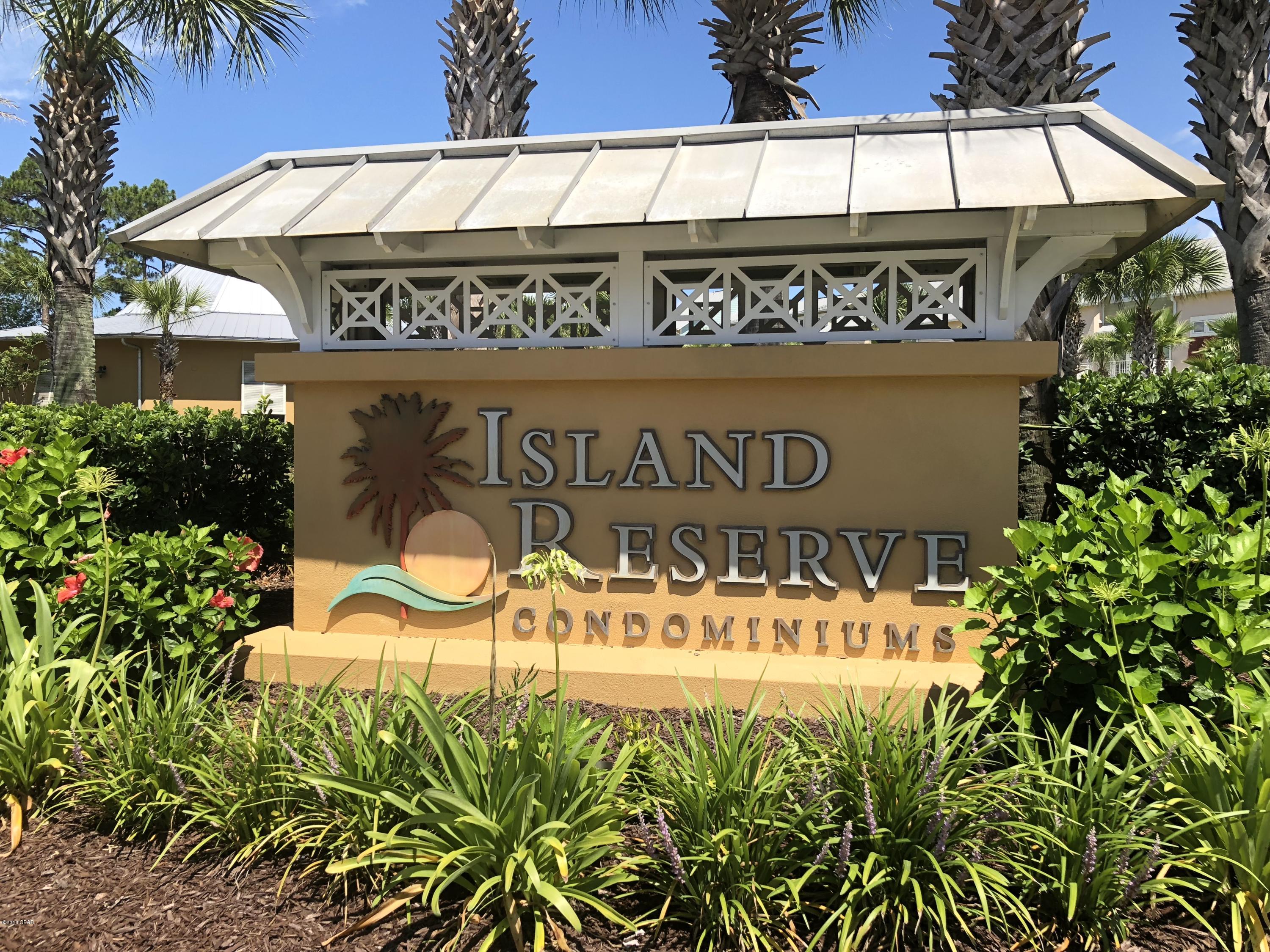 Island Reserve Unit 1202 is a fully furnished two bedroom 2 bath condo with access from the 2nd floor parking garage. This is an amazing and very large move in ready condo with 2 Master Suites! Views from out the french doors to the balcony overlook the beautiful courtyard leading to the oversized swimming pool area. Island Reserve is a secure gated community. This is one of the very few units you'll find that is this nice on the market. King size bedding in both master suites with large walk-in closets, stainless appliances, bamboo hardwood floors in the main living & kitchen area. Flat screen TV's in all rooms.  You can reach the the 2nd floor from the elevator or in the covered parking garage. Credit/Criminal background checks are required. No pets. Trash and Water are included. Note: