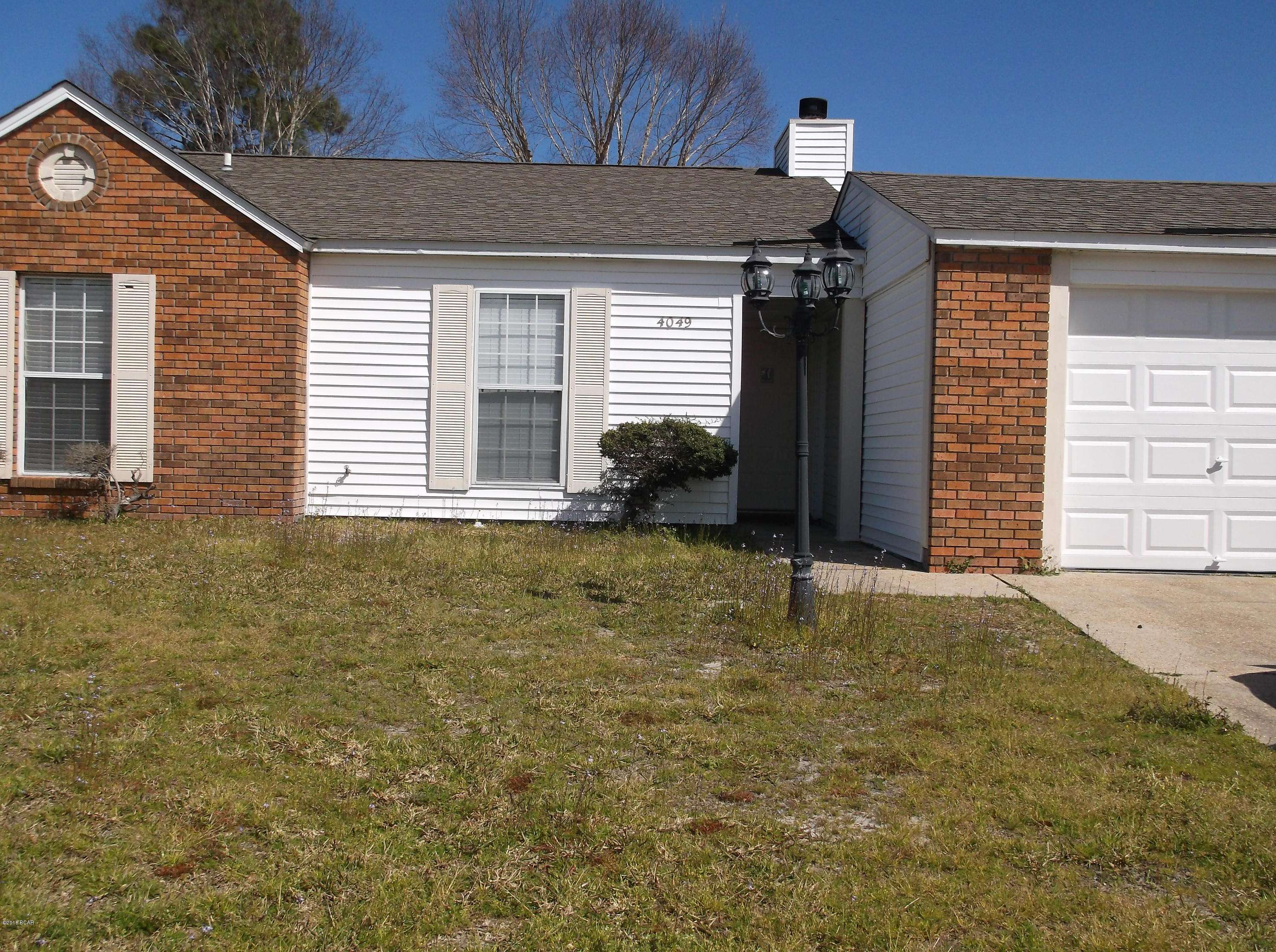 This is a nice home located in central area. 1-car garage, fireplace, tile throughout, stove, refrigerator, dishwasher, disposal, washer & dryer connections and is available now.  Please not pets
