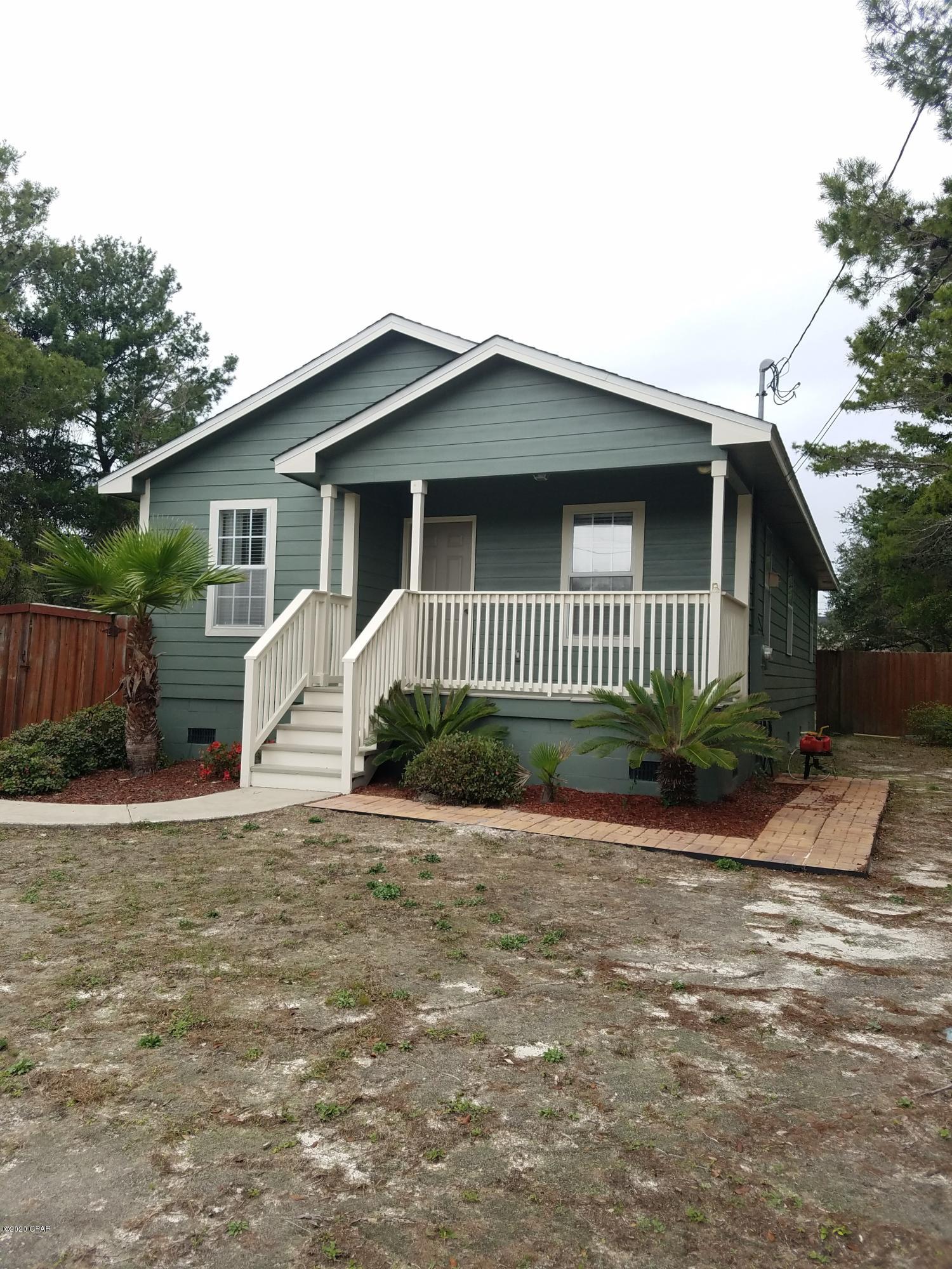 3/2 fully furnished house on west end of PCB. Privacy fenced yard; washer/dryer included. Available for +6, 9, or 12 month rental. Sorry no pets. Must view before applying, call office for appointment & leasing requirements.