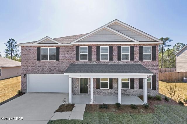 UNDER CONSTRUCTION. The Kendal two story, five bedroom, three and a half bath open floor plan home is wonderfully spacious and well laid out. Residents enjoy a short ride to Tyndall Air Force Base, Lynn Haven and the beautiful white beaches of Mexico Beach and Panama City Beach.
