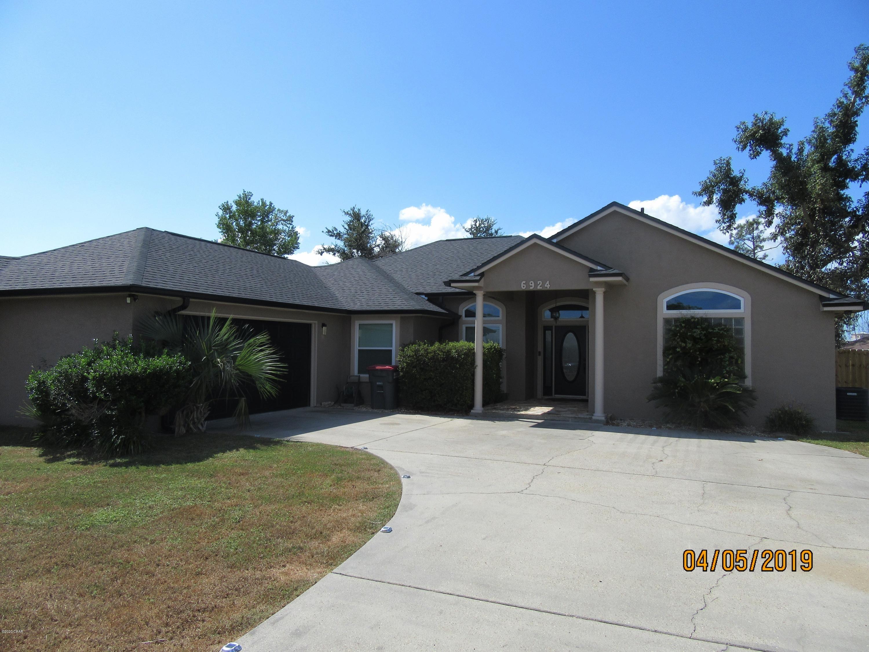 Beautiful well maintained 3 Bedroom 2 Bath home convenient to Tyndall Air Base. Large fenced back yard, marble and tile through out.

All property sizes and ages are approximate, please measure and/or verify if important.

School assignments are subject to change, please check with Bay County for most accurate information.

Deposit is the same as the rent.

Pets allowed with owner approval and NON REFUNDABLE pet fee applies per pet. Breed restrictions apply.