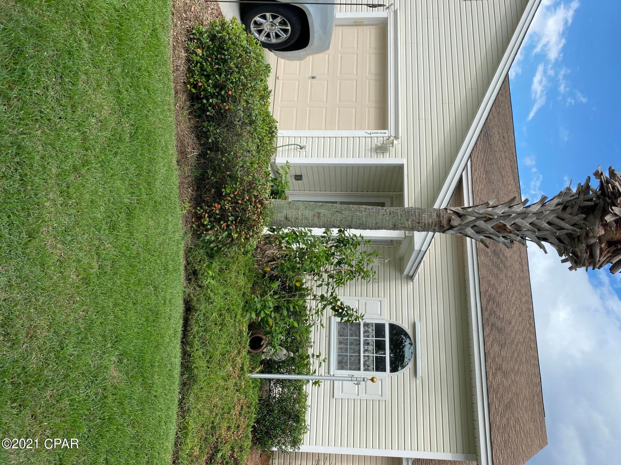 *CURRENTLY UNDER CONTRACT* Seller accepting Back up offers.

Beautiful 3/2.5 townhouse in the popular Palmetto Trace Subdivision. Conveniently located near Pier Park, Frank Brown Sports Complex and the Worlds most beautiful Beaches! The spacious first floor master suite has a walk-in shower and his and her closets.  The kitchen boasts stainless steel appliances and granite countertops. Upstairs is a large office / loft area with two additional bedrooms and full bath. This immaculate, furnished unit has an enclosed heated and cooled  Florida room, one car garage, floored attic storage, and slide on Hurricane shutters for all windows.  The Carpet, HVAC and water heater are all approximately 5 years old. Low HOA fees cover Lawn service, WDO, garbage, pool. Welcome Home!