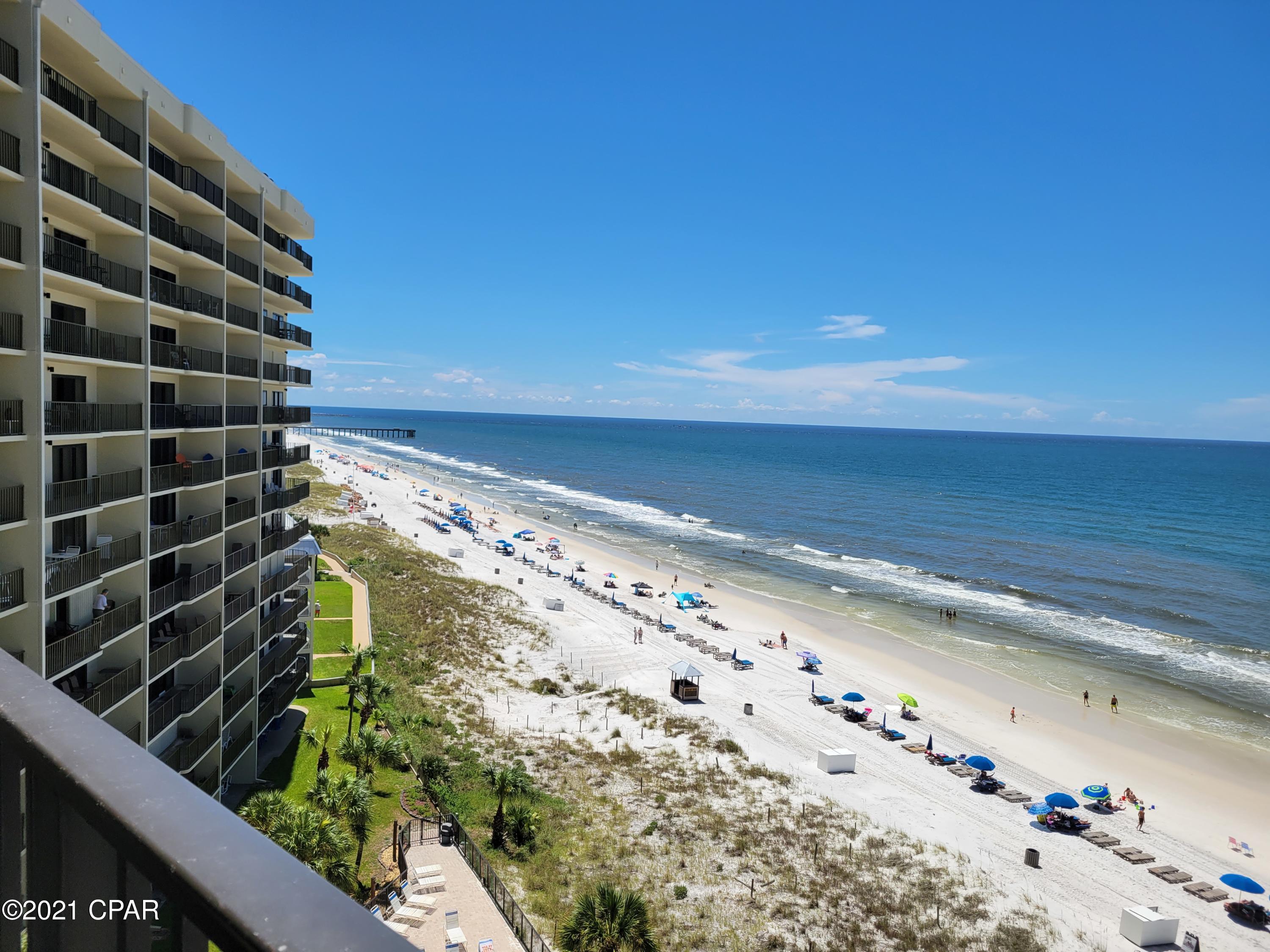 'CURRENTLY UNDER CONTRACT, SELLER ACCEPTING BACKUP OFFERS' One of the most desirable older condominium complexes now available. Everyone loves Commodore, from the wonderful management, to the short walk to the beautiful St Andrews state park and jetties. Just a wonderful place to be. This 2 bedroom /2 bath is move in ready, bring your clothes, toothbrush and unpack. Wait... don't forget your favorite beverages while you sit on the balcony enjoying the Beautiful Sunsets.