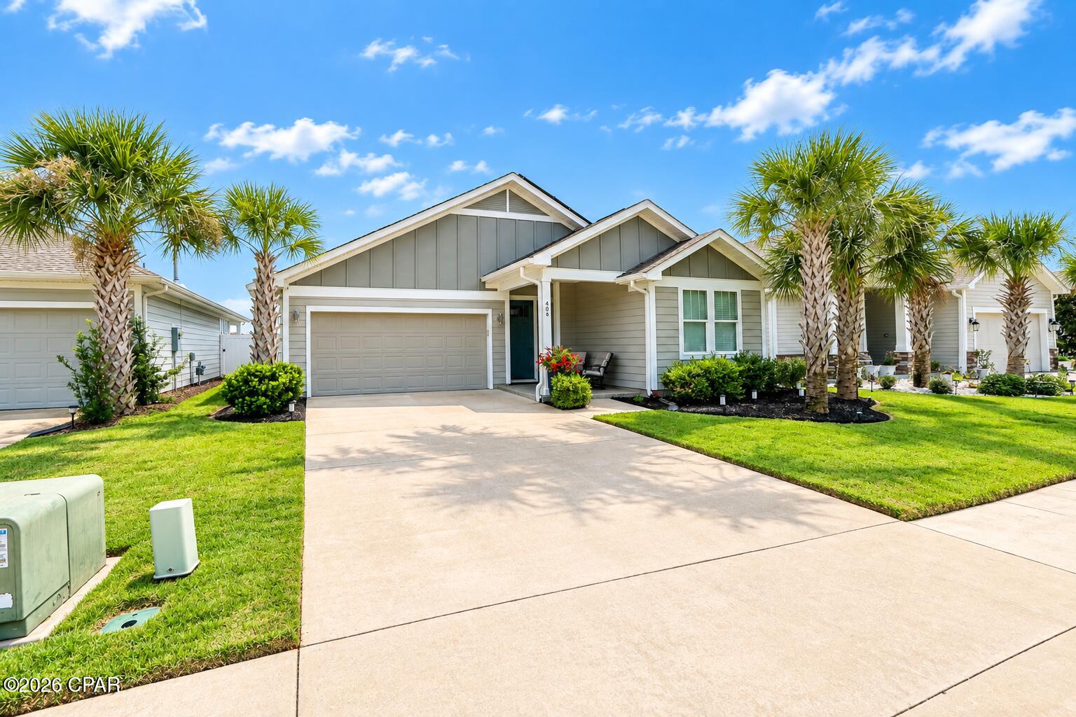 **OPEN HOUSE SATURDAY 9/26/2026 1-3PM***
With Tranquil pond views, a screened swim spa retreat, and an impressive collection of upgrades, this Breakfast Point home brings together comfort, privacy, and effortless everyday living. Its the lifestyle, the sidewalks, and the location makes breakfast point so desirable and this 3 bedroom 2 bathroom home, ideally located just two blocks from Breakfast Point Elementary School and with neighborhood connectivity to Arnold High School makes this home even more special. With playgrounds within walking distance and convenient access to shopping, dining, beaches, parks, and everyday necessities, this home offers an exceptional combination of comfort, convenience, and lifestyle.

One of the standout features is the fully paid-for solar system, helping save hundreds of dollars each month on electricity and providing long-term energy savings. Outside, you'll find an incredible private retreat designed for both relaxation and entertaining. The spacious covered porch overlooks the community pond, with no homes directly across the water, creating beautiful views and a greater sense of privacy. The screened enclosure surrounding the Bullfrog S150 swim spa allows you to enjoy the space year-round--whether you're exercising, relaxing with the therapeutic jets, or unwinding in the evening.

Inside, the home offers a spacious split-bedroom floor plan with thoughtful upgrades throughout. The great room features elegant tray ceilings and flows seamlessly into the oversized kitchen, which provides an abundance of counter space, ample cabinetry, a walk-in pantry, stainless steel appliances, and a gas cooktop--making it an ideal space for everyday living and entertaining. Updated flooring runs throughout the main living areas, while hurricane-impact windows provide added protection and peace of mind.

The spacious primary suite offers a relaxing retreat with a large walk-in closet, double vanity, and an impressive oversized walk-in shower. Additional bedrooms are generously sized and thoughtfully positioned for privacy.

Storage is another major advantage, thanks to an oversized attic space that is exceptionally difficult to find in Breakfast Point, providing valuable room for seasonal items, storage, or future needs. The porch and garage feature durable epoxy coatings for added protection, easy maintenance, and effortless cleanup.

With its paid-off solar system, impact windows, private pond views, exceptional storage, upgraded kitchen, resort-style swim spa, and prime location within Breakfast Point, this home offers features and value that are truly hard to find.