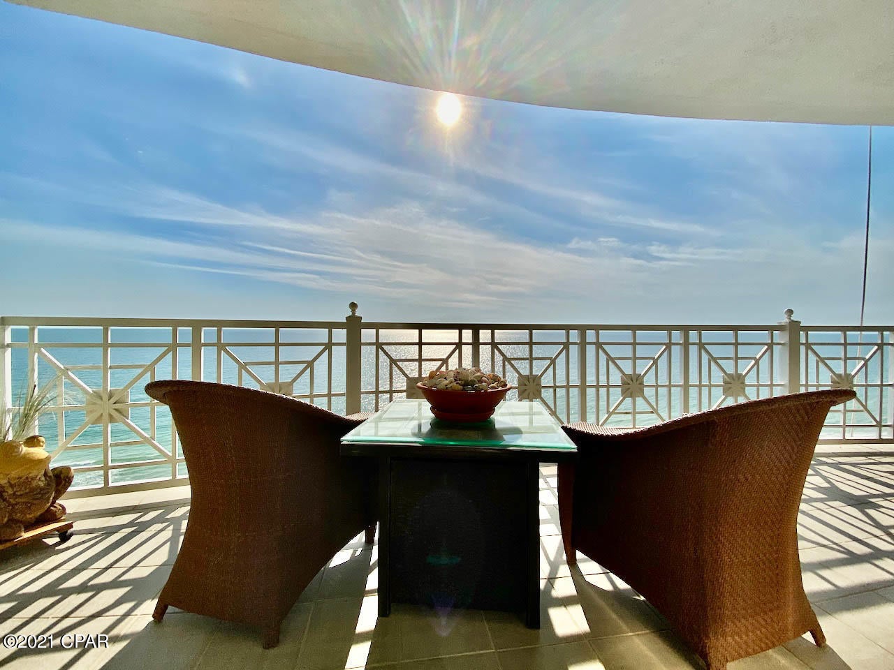 'CURRENTLY UNDER CONTRACT, SELLER ACCEPTING BACKUP OFFERS' Seller can not close until Nov. 15th or later.  Rents for $425 a night during season $60k + potential. This unit is in the center of the building. Best privacy and Awesome Gulf Views from every room. This unit is Immaculate! Updated and Perfect! * Extra's: All Travertine Floors and Master Shower *The Counter Tops are Updated to Silestone. Quartz * All cabinets & vanities are remodeled. * New Appliances * New Built-In Gas Grill built in on Balcony w/Amazing counter top. * Gas Fireplace in LR. * Only 2-Br in bldg. with built-in Bunks in Guest Bedroom. * Furniture Sold Separate. Includes garage parking #11