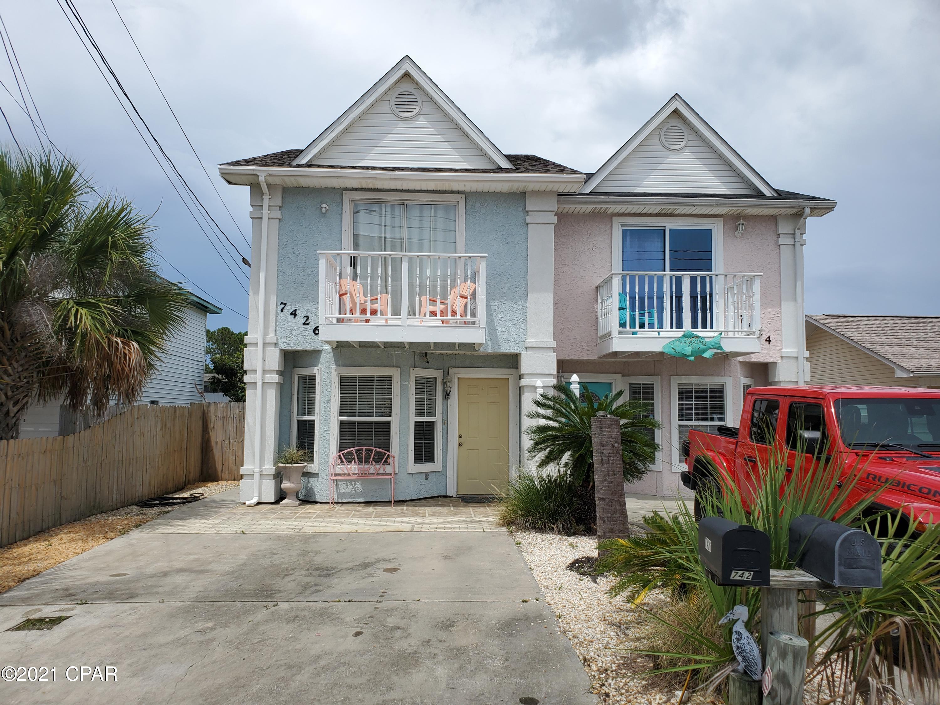 CURRENTLY UNDER CONTRACT, SELLER ACCEPTING BACKUP OFFERS Adorable ready-to-move-in town-home just blocks from the beach! This very well-maintained home is ready for YOU! Live near the beach, popular Pier Park, fantastic restaurants, and all the great stuff Panama City Beach has to offer. Roof Jan. 2015, low electric, no flood zone, 2020 taxes $651. Call for your showing today. This home will NOT last long on the market! Don't miss your chance to live your best beach life! Short-term rental is allowed.