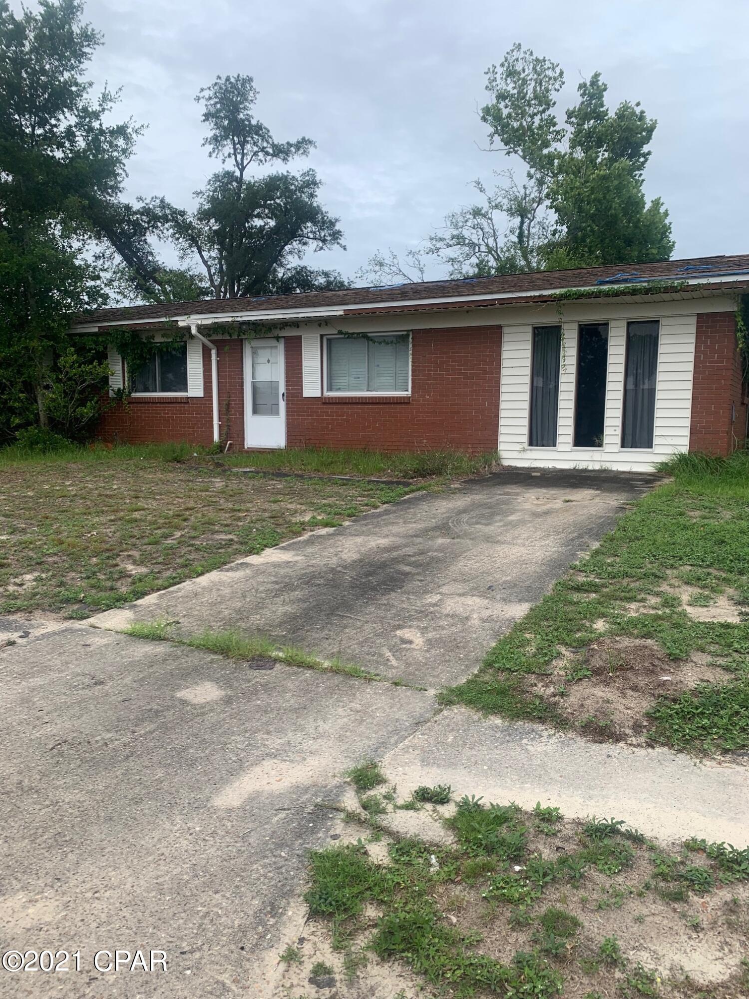 This home was damaged by Hurricane Michael.  The seller did not have insurance.  The home needs a new roof, ceiling, and interior work.  It is a great investment opportunity for that special contractor or handyman.
