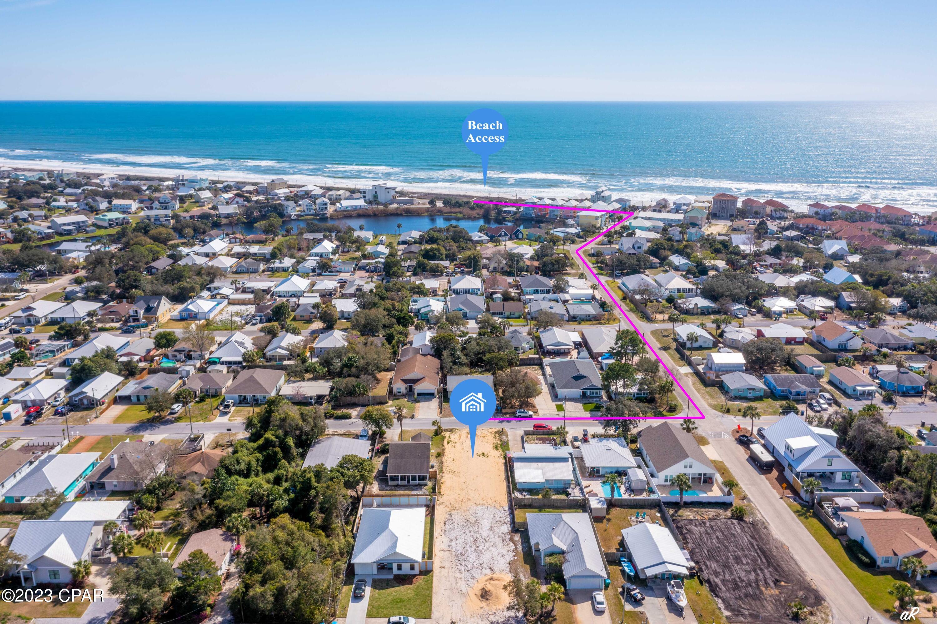 CURRENTLY UNDER CONTRACT, SELLER WILL CONSIDER BACKUP OFFERS || Cleared residential building lot on the highly desired West end of Panama City Beach! SHORT TERM RENTALS ARE ALLOWED. This lot is located less than half a mile from the white sandy beaches featuring public access points. This lot is also just a quick drive to Pier Park and its many family-friendly attractions such as The Grande theater, the Sky Wheel, an amphitheater and eye-catching restaurants. The desirable 30A is also just a quick drive away. This lot would be perfect for a primary residence or rental investment.