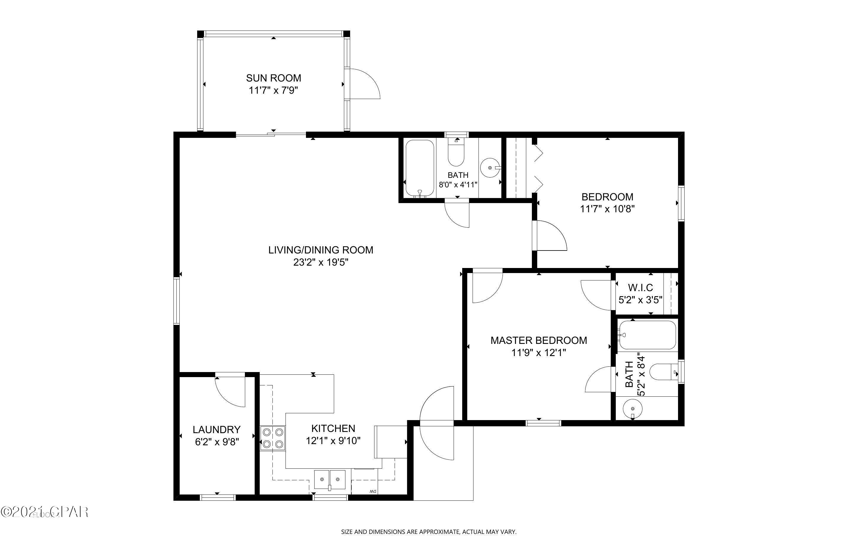 Nice 2/2 house on large lot very close to the beach in central neighborhood. 'Re-roofed' in 2019 and plenty of room for parking and expanding. Recently replaced water heater and refrigerator also. ''Pride of ownership'' is obvious through out this community but without HOA to deal with. Worth mentioning is the recently repaved roads and this subdivision is connected to the city sewer system. Just move in and start living the beach life. Seller has discounted the price in consideration of any custom updates the buyer may want to put in place to make a custom home for themselves. Golf cart the whole beach from here. Especially, Pier Park. Also good choice for income producing investment for future build site. Lots of full time residents live in the Open Sands community.