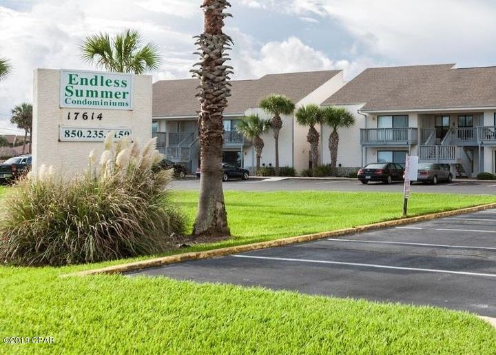 Easy Beach Access from this ground floor unit and just steps to the pool. This complex is located in the desirable west end area just past the intersection of highway 79 on Front Beach Road. Choose your own colors and furnishings as this listing is reduced from the current market value to allow for upgrades.