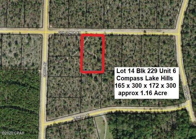 A LEVEL HIGH & DRY LOT of OVER 1 ACRE on HIGH ELEVATION offering a very nice view in the Compass Lake in the Hills community in NorthWest Florida. Conveniently located just about 20 minutes South of I-10 at Marianna, and about 40 minutes North of Panama City for Shopping, Restaurants, Entertainment, and Beautiful Gulf Beaches. Site Built or Modular homes only, no mobile homes allowed in this area. As an owner in this development you have access to Private McCormick Lake for Swimming, Fishing, Kayaking, etc as well as the Main Lodge on Compass Lake with Swimming Pool etc. Come enjoy the Quiet Peaceful environment of Compass Lake in the Hills. ACT NOW to take advantage of this opportunity to purchase a BIG LOT at a GREAT PRICE  !!