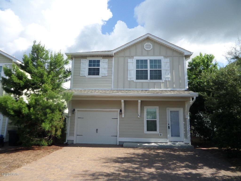 Wonderful home in located in Inlet beach! This is a spacious 2 bedroom, 2.5 bath home in a wonderful neighborhood. Open kitchen concept, featuring breakfast bar with Granite counters, pantry, appliances included.   Hardwood floors downstairs.  Bedrooms & laundry room upstairs.  Master features large walk in closet and dressing area, separate shower & garden tub.  Fenced backyard with deck. Single car garage. The public beach access is  in walking distance. Located near the east end of 30-A, and Rosemary Beach. Convenient to many shops and restaurants.