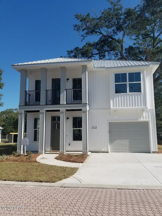 Beautiful New homes in a new community close to Tyndall AFB. This home is built with energy savings in mind. Metal Roofs, Custom cabinets, Quartz counter tops, tile, carpet in upstairs. This is one you don't want to miss. Community offers parks, paver streets and driveways, and Lawn care is covered in your HOA Fees. Perfect Location and the price is right.