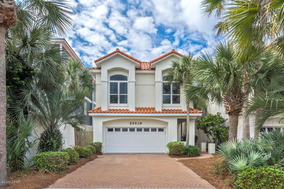 This beautiful gulf front residence, ideally located on the west end of Panama City Beach, is a must see! Five bedrooms, three and half bathrooms, a bunk room, an elevator, and an abundance of outdoor living space make for the perfect beach retreat. On the first level, a spacious living area opens to a generous dining area and a well-appointed kitchen. Large windows provide substantial natural light, and of course, breathtaking views of the Gulf. To the rear of the residence is a massive deck with a pool. Also, on the main level is a bedroom large enough to hold two sets of bunks, a ping pong table, and much more. On the second level, a large master bedroom with ensuite, provides spectacular views from multiple angles. Three guest suites and a bunk room are also located on the home's second level. Residence is located 4 miles east of Scenic Hwy 30A and 6.5 miles west of Pier Park. Projected gross rental income is $200,000.