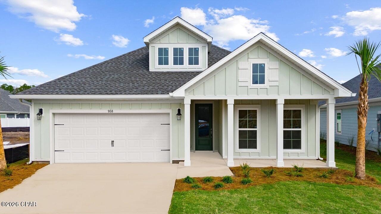 This Home is move in ready and has an open living and entertaining space. This Jubilee floorplan has EVP flooring leading to the open concept living area, brightly lit by the many windows. Elegant interior features include EVP flooring, quartz countertops, an elegantly designed kitchen and spacious bedrooms.

The chef-inspired kitchen faces the living area and features a large center island with a single basin undermount sink, quartz countertops, stainless-steel appliances including a gas cooktop, and a large walk-in pantry. Near the back door, you'll find a secluded hall leading to the primary bedroom and an extra linen closet. In addition to privacy, this bedroom has natural light from the large windows, elevated ceilings, and sleek EVP flooring. The primary bath includes a dual sink vanity with quartz countertops, a linen closet, large tile shower, and an oversized walk-in closet with wood shelving.

The laundry room can be found in the mudroom just off the foyer with the door to the garage. Beyond the interior features and details, every home is equipped with Smart Home Technology. This thoughtful integration of technology ensures that your new home is perfectly designed to meet the demands of modern life. Enjoy quality materials and workmanship throughout, with superior attention to detail, in addition to a one-year builder's warranty. Contact us today to schedule a tour.