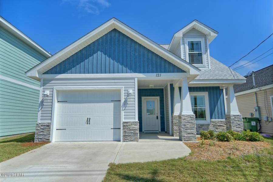 Centrally located in the heart of PCB just four blocks to the World's Most Beautiful Beaches, this immaculate home is a unique find! Boasting 5 Bedrooms & 3 Full Bathrooms, the 2017 built home has plenty of space and privacy with fenced back yard. The first level has an open floor plan with wood finished tile flooring. Kitchen conveys all stainless appliance and overlooks the dining/living space to enjoy cooking while entertaining! 1st floor Master BR with room for King Bed, En suite BA with double vanity and large walk-in shower; His/Her Closets; 2nd Level - 4 BRs and 2 BAs with tub/shower combo. You're sure to appreciate this beautifully kept home with the convenience of soaking in the beach life w/ close proximity to Navy Base, golfing, Fresh Market, and Pier Park! *Pets negotiable