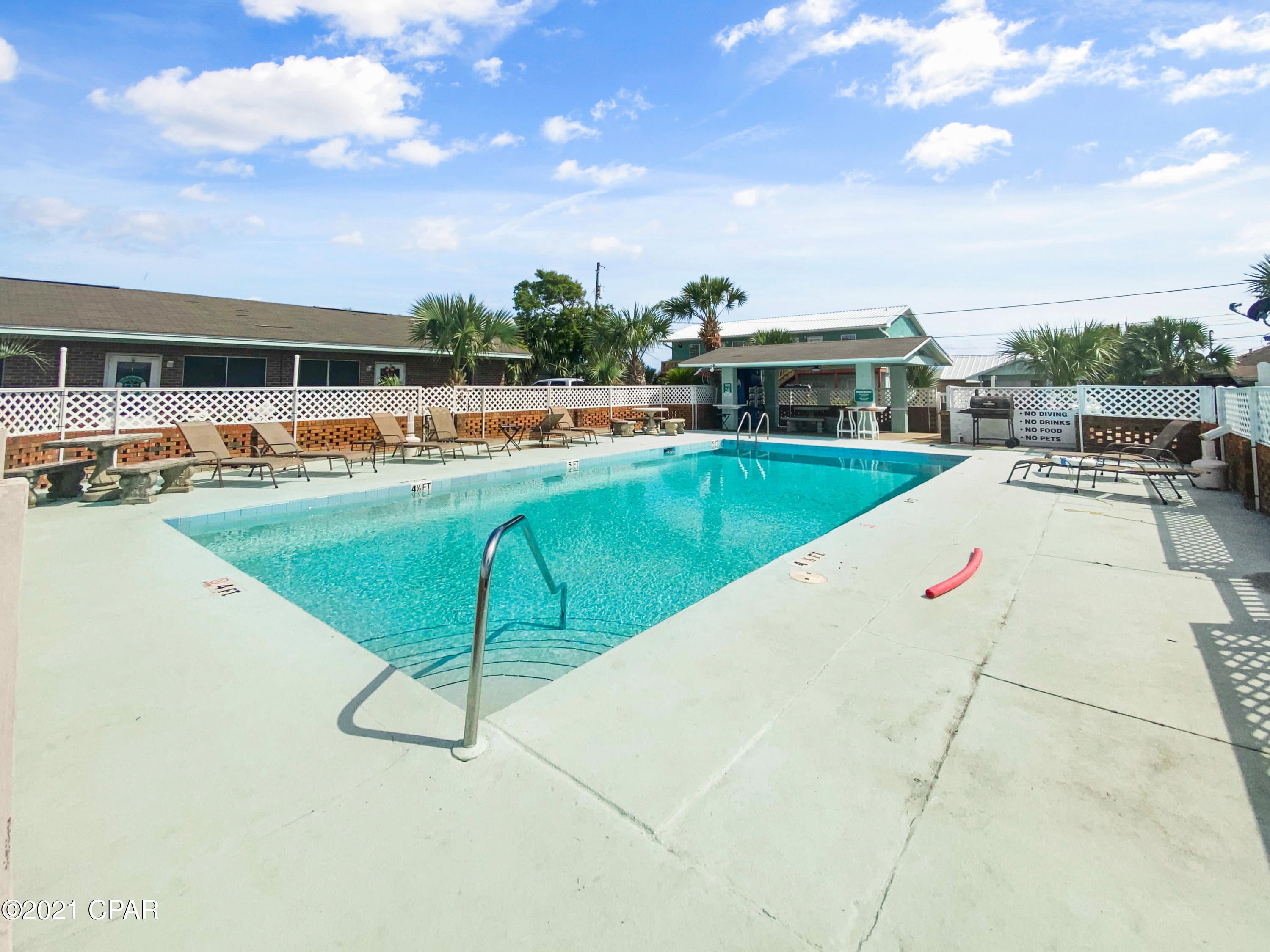 This  adorable, move in ready unit comes unfurnished and will be available come April 1st. Rent is $1400, with $200 covering all utilities except cable and wifi. There is a community pool, grill, and just few steps away from the beach. This is a pet friendly unit, there is a non refundable $250.00 pet fee. The deposit for this unit is $2400.