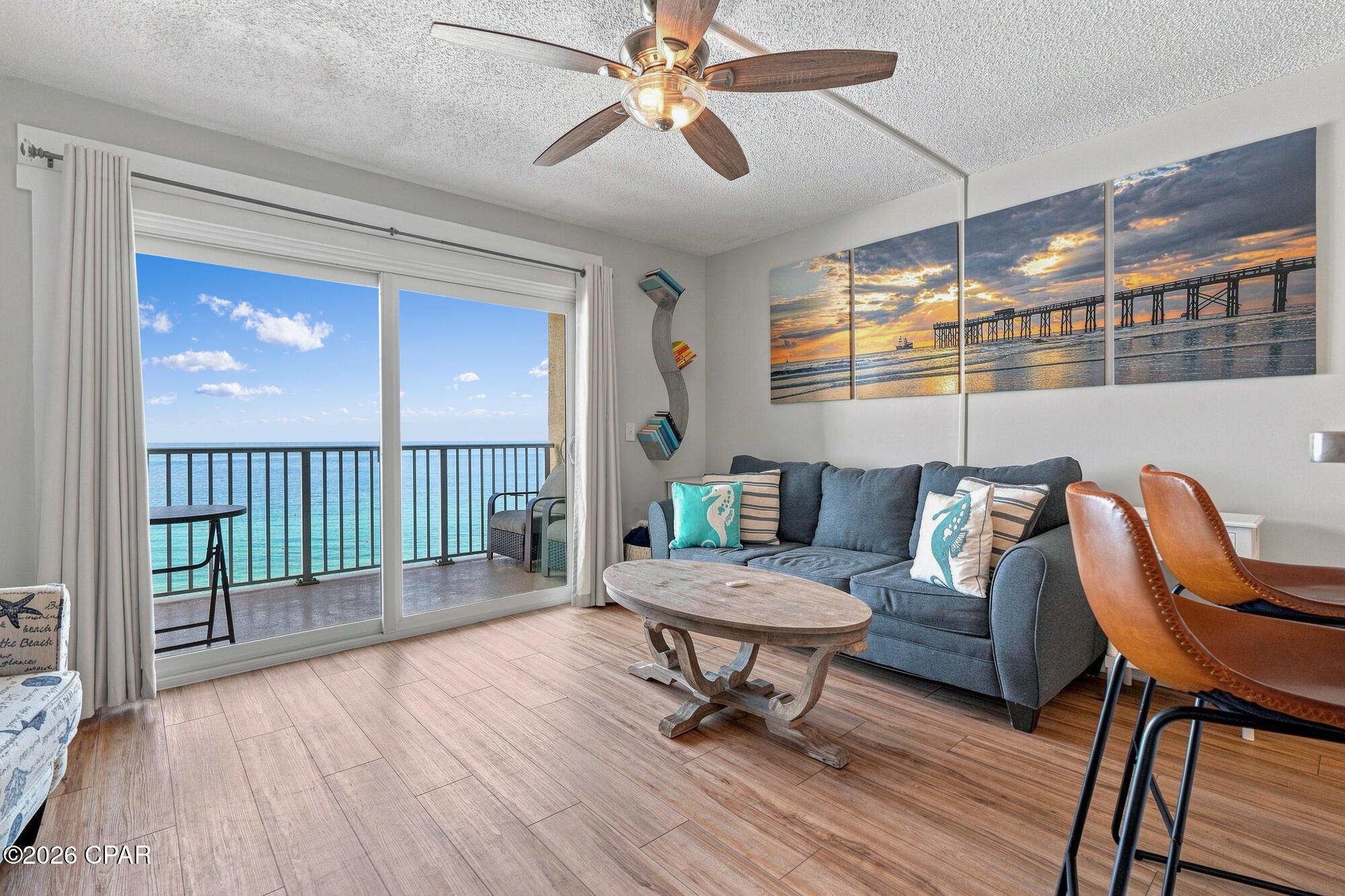 RARE 2-BATH FLOOR PLAN + COMPLETELY UPDATED! This stunning 1-bedroom, 2-full-bath condo at The Summit is a true standout--one of the most desirable and hard-to-find in the building. Beautifully renovated with a fresh coastal feel and sold turnkey ready, it's perfect as a vacation rental, second home, or beach getaway. Enjoy incredible Gulf views, a private balcony, and resort-style amenities--all just steps from the sugar-white sand. Updated, turnkey, Gulf-front, and TWO full baths--this one has it all!