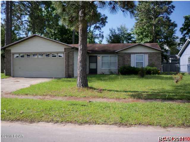 3 bedroom 2 bath home near Tyndall AFB with a fenced back yard. All property sizes and ages are approximate, please measure and/or verify if important. School assignments are subject to change, please check with Bay County for most accurate information. Deposit is the same as the rent. Pets NOT Allowed!