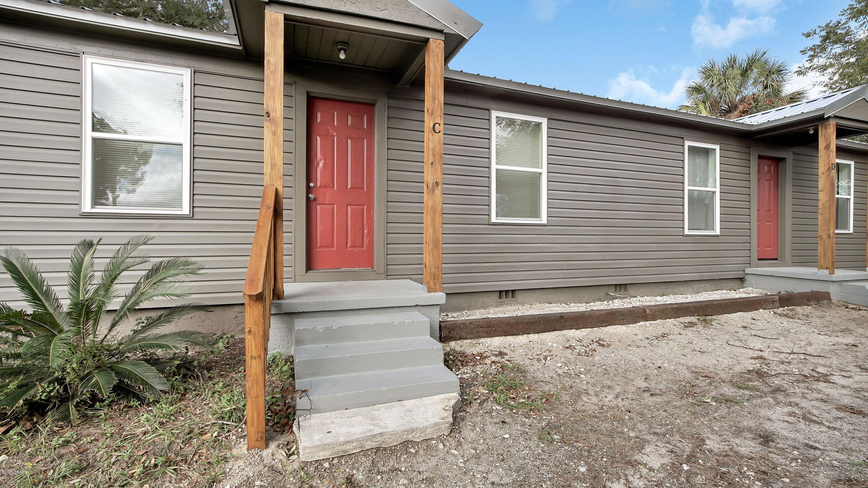 2 Bed 1 Bath unit near St. Andrews, across from Sweet Bay Park. Walking distance from Lucille Moore Elementary. Brand new complete remodel. New roof, new siding, new interior fixtures. Washer/Dryer hookups. Quarterly pest service and yard service. No pets. Please submit application to view.