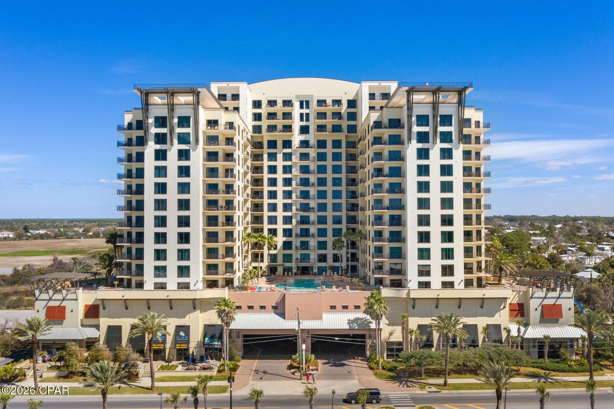 'CURRENTLY UNDER CONTRACT, SELLER WILL CONSIDER BACKUP OFFERS Experience resort-style ownership at a low cost in this turnkey Studio condo at Origin at Seahaven. At Origin, you'll enjoy world-class amenities and a 5-star luxury hotel feel, highlighted by a stunning Gulf-view pool terrace and infinity pool, hot tub, fitness center, observation decks, and private access to the white sand beach. Located on the 10th floor -- not too high, not too low -- this unit offers the perfect balance of elevation, privacy, and accessibility.

The studio includes a king-size bed, pull-out sofa sleeper for guests, living and dining space, and a stylish kitchenette. Modern furnishings and décor are already in place, and the beautifully remodeled bathroom stands out as arguably one of the best studio bath designs in the entire building.

Walk to nearby restaurants and enjoy on-site convenience stores right inside the building. Origin is also one of the only buildings on the beach with heated and cooled interior access hallways, offering comfortable year-round protection from the elements.

With one of the lowest HOAs, this beautiful condo offers a low-maintenance personal beach escape backed by 4 years of rental performance and cost-to-own data on file. Unit bookings are stacking up, making this the perfect time to walk right into rental income. All of this just over 1 mile from Pier Park and everything Panama City Beach has to offer.