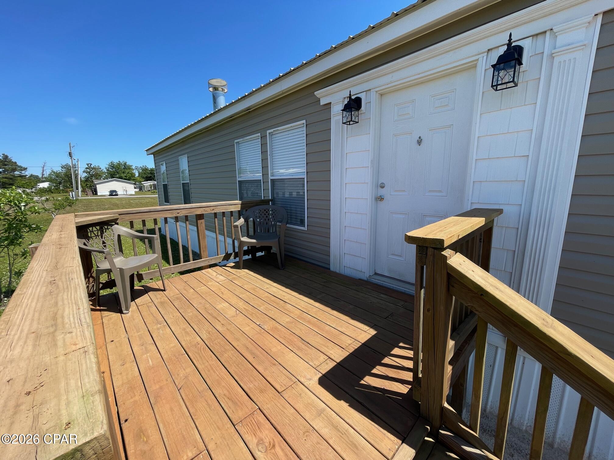 Welcome Home! Close to Tyndall AFB and Panama City Mall; short drive to Panama City Beach, FSU and GCSC. Home completely renovated with metal roofing, kitchen and bath upgrades, large tile entrance foyer area, nautical textured walls, LVP flooring throughout, recessed LED lighting, ceiling fans, cordless blinds and LP Gas Fireplace. Huge patio deck with a very private feel. Large kitchen area open to living room with plenty of cabinets, island breakfast bar, with Frigidaire appliances included. Master bedroom is spacious with a walk-in closet with private master bath that offers his and hers sinks, large garden tub and shower enclosure. Laundry room has matching Maytag washer and dryer with plenty of shelving. Large 8x8-ft shed in backyard! Pet friendly -- 2 pets under 20-lbs is ok.