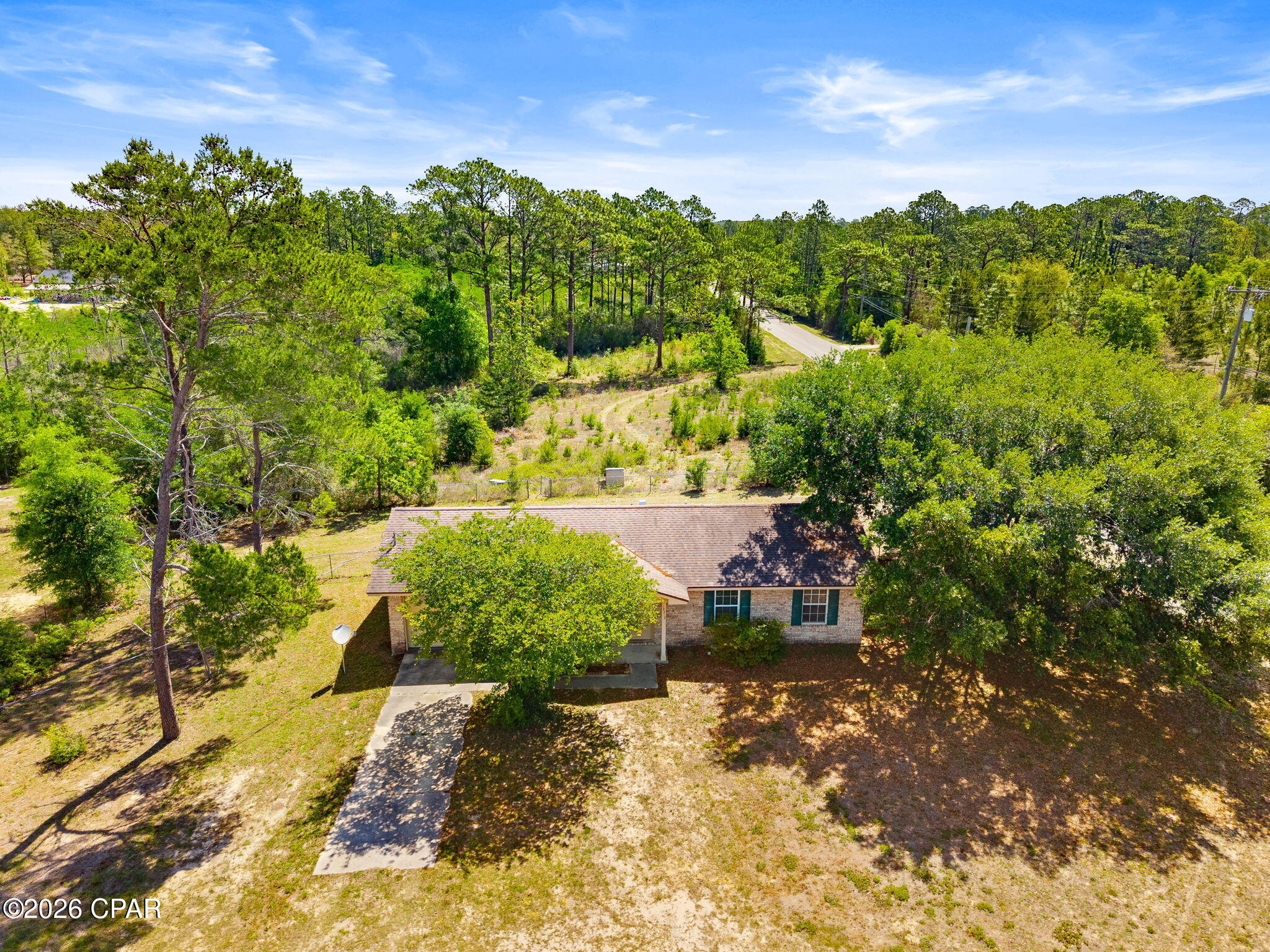 Welcome home to this immaculate, move-in ready beauty perfectly situated on 2.23 peaceful acres! This charming 3-bedroom, 2-bath home offers 1,118 sq ft of thoughtfully designed living space, combining cozy comfort with everyday functionality.
Step inside to a light and bright interior filled with natural light, creating a warm and inviting atmosphere throughout. The spacious living area flows seamlessly into the dining space, making it perfect for both relaxing and entertaining. The kitchen offers ample cabinetry and workspace, ideal for preparing meals with ease.
The private primary suite features a serene retreat with an en suite bath, while two additional bedrooms provide flexibility for family, guests, or a home office. 
Outside, you'll fall in love with the expansive 2.23-acre lot--offering endless possibilities for outdoor living, gardening, a workshop, or simply enjoying the quiet.  Whether you're sipping coffee on the porch or watching the sunset over your property, you'll appreciate the peace and privacy this home provides.  Call today to schedule your own private showing appointment.
