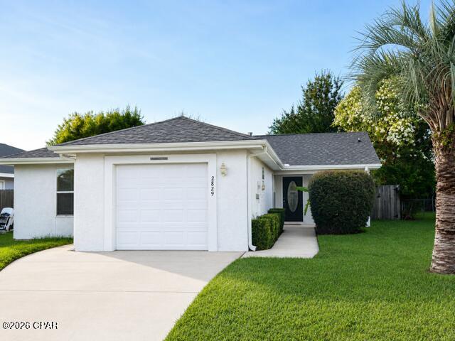 Super cute single-family home on a quiet cul-de-sac. Not in a flood zone. Bright, floor plan with an airy flow and private backyard perfect for relaxing or entertaining. Covered back patio overlooks an open but secluded yard with room for gardening, play, or a pet. Well-situated for convenience and privacy -- easy commute to Tyndall, quick access to retail and restaurants.