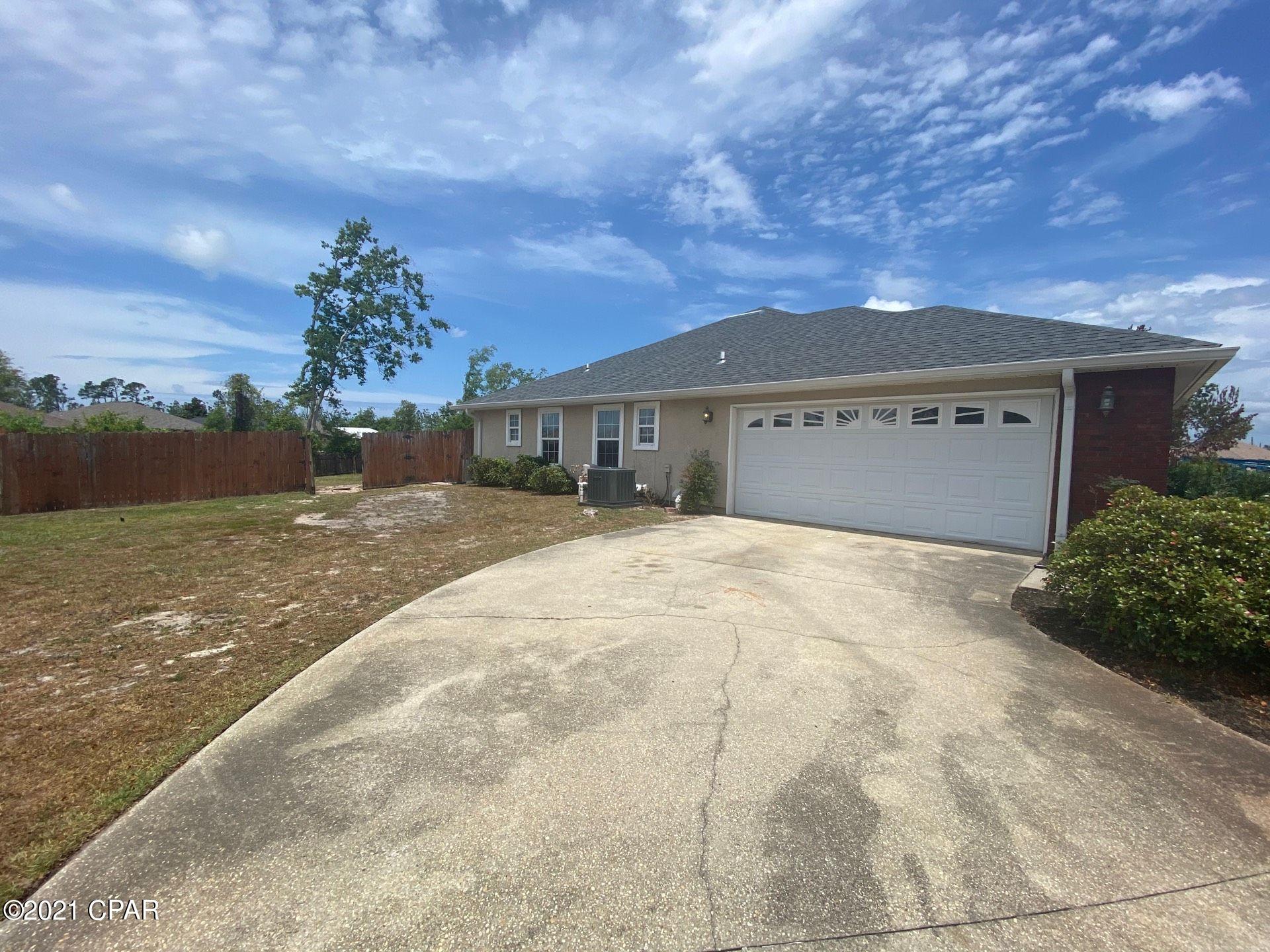 Beautiful brick and stucco home in nice centrally located in Lynn Haven at the start of a cul-de-sac. This lovely home is located on a large lot with back yard. Enjoy your family time with an open floor plan, raised ceilings with thick crown molding and wood-burning fireplace. The back patio is covered and has a pergola which is just perfect for your afternoon cookout or relaxation.



*Lawn service is included.