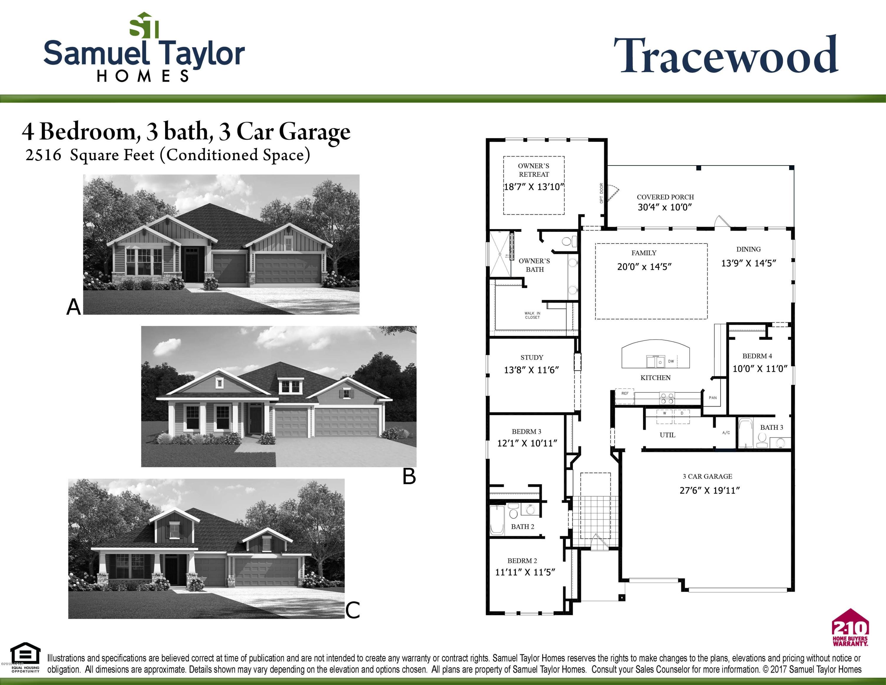 Excellent opportunity to be in the hottest community on the Beach. WALK TO SCHOOL!Top rated Breakfast Point Academy next to the entrance of this lovely master planned community. LOCATION! Groceries, dining and shopping all within a golf cart drive & only 5 miles from Pier Park. Samuel Taylor homes are truly one of the best constructed homes in Bay County. We build our homes with 2x6 exterior studs vs other builders using 2x4's. Not only is it a stronger home, but this also allows us to put R-19 in the walls instead of R-13.  We also use R-38 in our ceilings vs R-30 like most builders.