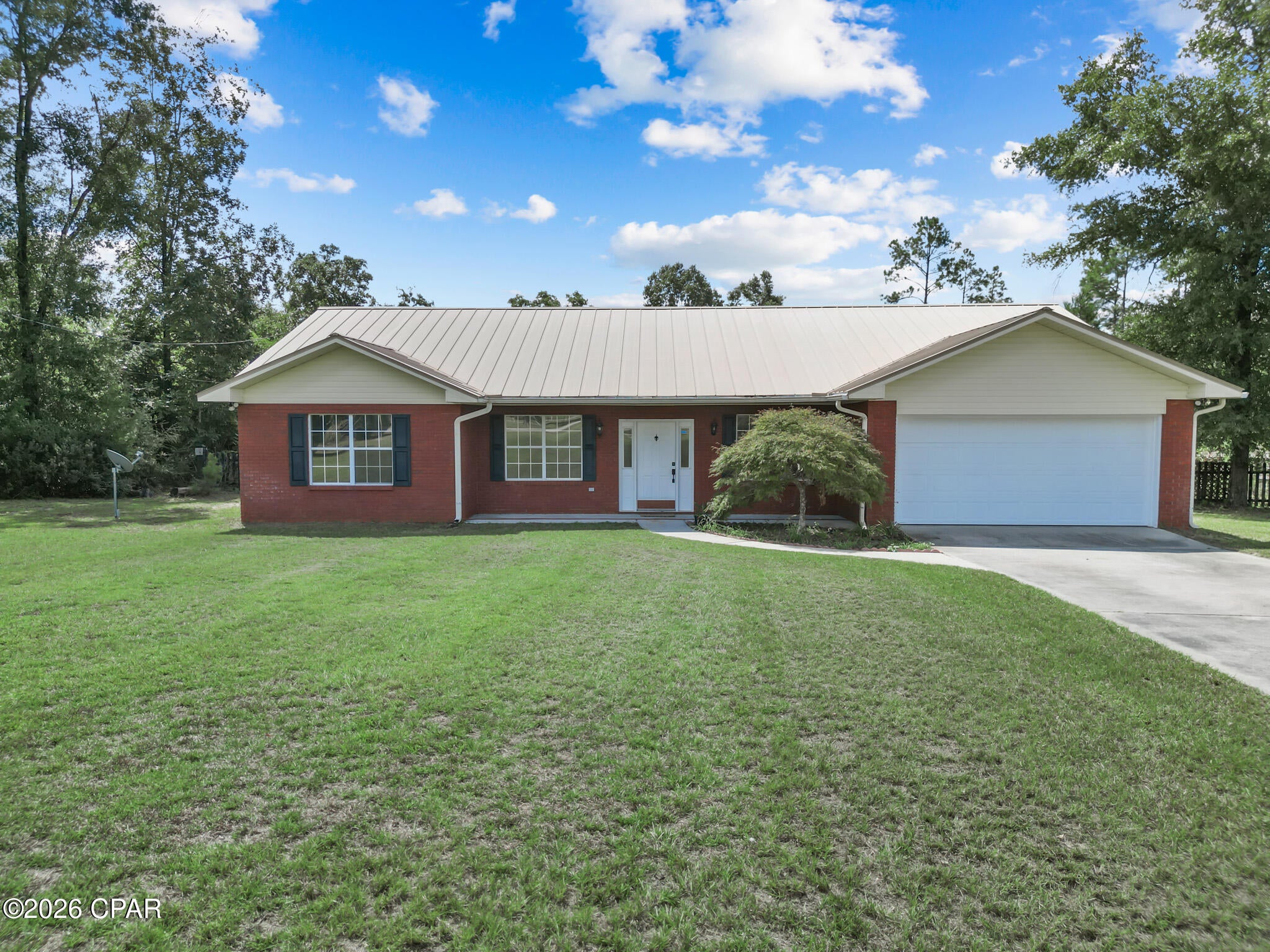 Check out this 3/2 brick home located in sought after Indian Springs subdivision with a two car garage, large screened porch, brand new high efficiency HVAC system and much more. This spacious lot comes not only with a big yard, but a paved driveway, fenced back yard, and a storage building. This one is not going to last long so go ahead and make an appointment to see it today!