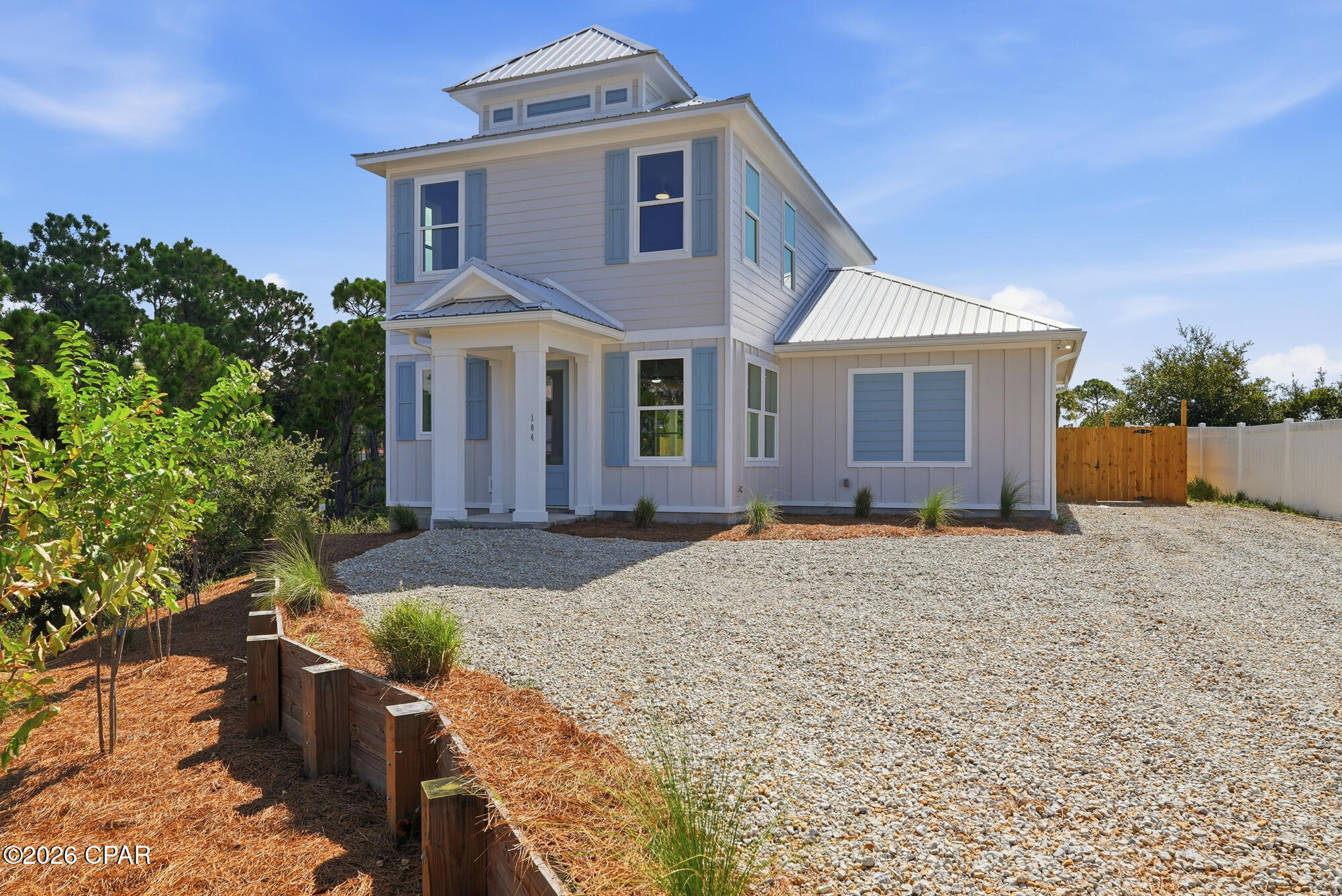 New construction with pool, Gulf Side X flood zone home with dedicated gulf access!! This one checks all the boxes!! Experience the best of Cape San Blas living in this newly built 3-bedroom, 2-bath home offering 1,693 square feet of thoughtfully designed living space and close proximity to Salinas Park. Combining modern coastal style with everyday comfort, this beautiful home features an open-concept floor plan filled with natural light, creating an inviting atmosphere for relaxing and entertaining. The spacious living area flows seamlessly into a beautifully appointed kitchen featuring white shaker cabinetry, stainless steel appliances, granite countertops, a large center island with seating, and ample storage. Luxury vinyl plank flooring throughout the main living areas enhances the home's bright, coastal feel while providing durability and easy maintenance. The private primary suite offers a peaceful retreat with a beautifully finished ensuite bath, while two additional bedrooms provide comfortable accommodations for family and guests. A convenient laundry room and generous storage add to the home's functionality. Step outside to your own private backyard oasis featuring an in-ground swimming pool, perfect for cooling off after a day at the beach, entertaining guests, or simply soaking up the Florida sunshine. The covered porch provides the ideal spot for morning coffee or relaxing in the coastal breeze. Whether you're searching for a full-time residence, vacation getaway, or investment property, this move-in-ready home offers an exceptional opportunity to enjoy the laid-back lifestyle of Florida's Forgotten Coast. Ideally located on beautiful Cape San Blas, you'll be just minutes from sugar-white beaches, St. Joseph Bay, boating, kayaking, fishing, scalloping, hiking, biking, and local dining. Don't miss your opportunity to own this stunning coastal retreat with its own private pool in one of Florida's most desirable beach destinations.
