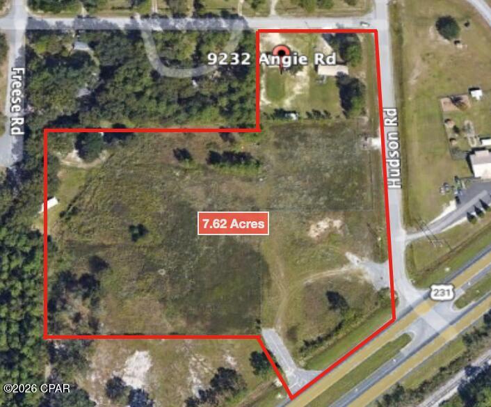 Hard to find large tract, with excellent elevations, on Hwy 231. Parcel is Zoned C-3 General Commercial, with 'Multi-Family 10 or Less' land usage designation. 
   Water and sewer must be brought to property to develop density capacity.
  With multiple access to Hwy 231 and  median cut in place at Hudson Rd, this will be a perfect location for  a mid sized residential community.