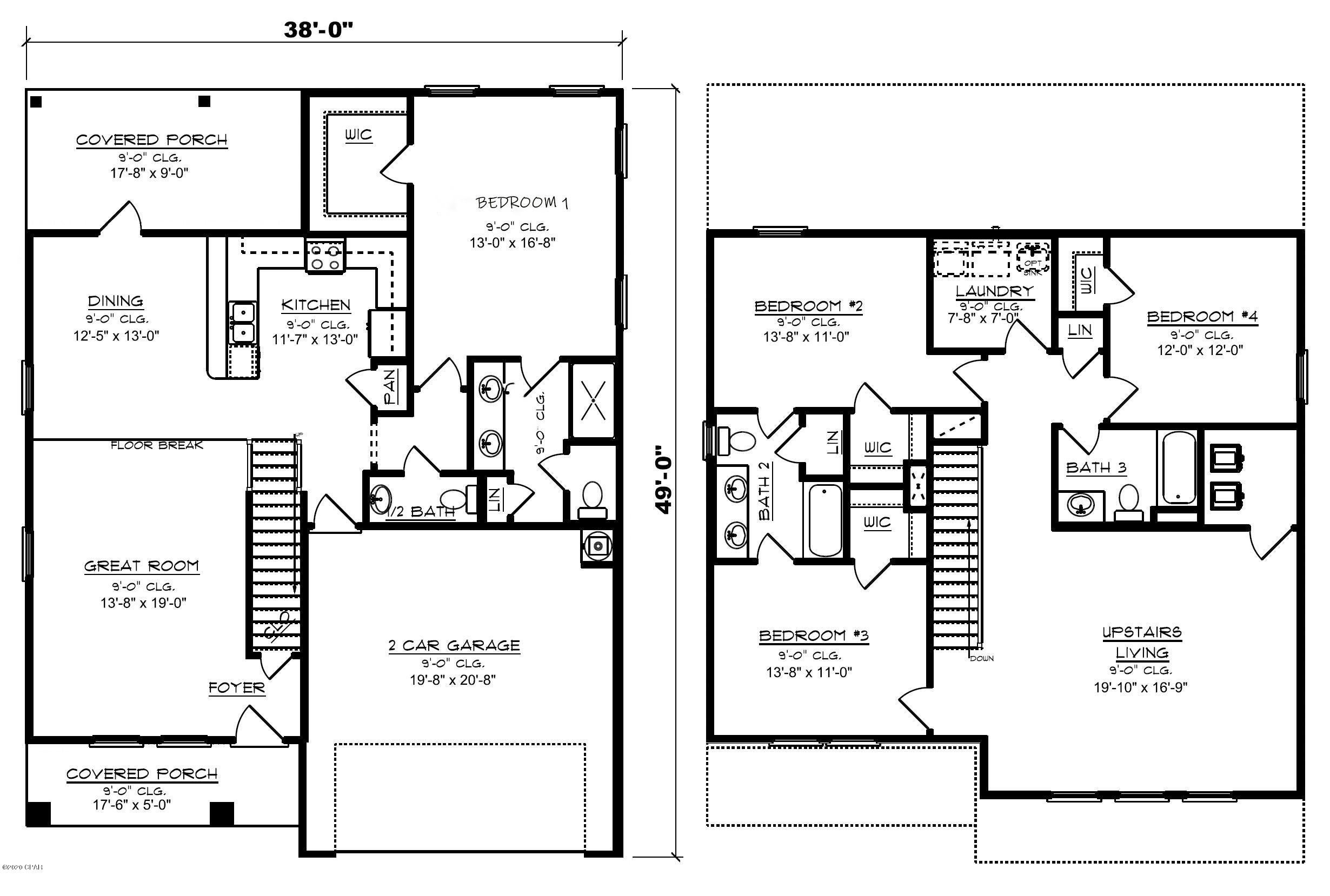 The two-Story Azalea floor plan is a spacious 4 bedroom, 3 ½ bath, 2 car garage home that features a large game room on the 2nd floor. This home has plank vinyl flooring on the 1st floor of the home, common areas, baths and laundry room. The kitchen has painted cabinetry, a large breakfast bar and granite counter tops. Stainless steel Whirlpool appliances include a smooth top stove, dishwasher and microwave. Bedroom 1 is downstairs with a walk-in closet and 5ft walk in shower in the bath. A full irrigation system and a beautiful glass front door is also included as well as a standard smart home package with Kwikset Keyless entry, an Echo Dot device, QOLSYS IQ touch panel, and a Skybell doorbell. Pictures, photographs, floor plans, elevations, features, colors and sizes are approximate for illustration purposes only and will vary from the homes as built. Home and community information including pricing, included features, terms, availability and amenities are subject to change and prior sale at any time without notice or obligation. For Move-In/Completion Estimates: Ready dates are estimates only. Timing of completion of construction and buyer move-in are subject to contingencies contained in home purchase agreement and governing jurisdictions issuance of a certificate of occupancy and may change due to forces majeures and other delays or disruptions outside the reasonable control of the Builder.