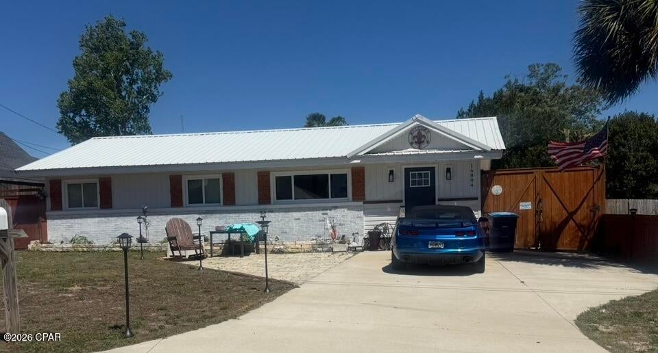 SELLER OFFERING UP TO 2% TOWARD BUYER'S CLOSING COSTS WITH ACCEPTABLE OFFER! Welcome to 16804 Innocente Avenue, an updated beach home in the established El Centro Beach neighborhood of Panama City Beach. Located south of Panama City Beach Parkway and just a short walk from the sugar-white sands of the Gulf, this home offers the coastal lifestyle you've been looking for.

Inside, you'll find a bright, updated interior featuring quartz countertops, soft-close cabinetry, LVP flooring, updated windows, electrical and plumbing, plus a spacious primary suite with a walk-in closet. Concrete-block construction and a metal roof add to the home's appeal, while the fenced outdoor space provides plenty of room to relax, entertain and enjoy the Florida sunshine.

One of the sellers' favorite features is the location is you can enjoy views of local fireworks displays, air shows and even the SkyWheel at Pier Park right from the property! Pier Park, restaurants, shopping, entertainment and the beach are all just minutes away.

Whether you're looking for a primary residence, beach getaway or your own piece of the Panama City Beach lifestyle, this home offers a fantastic combination of location, updates and coastal living.