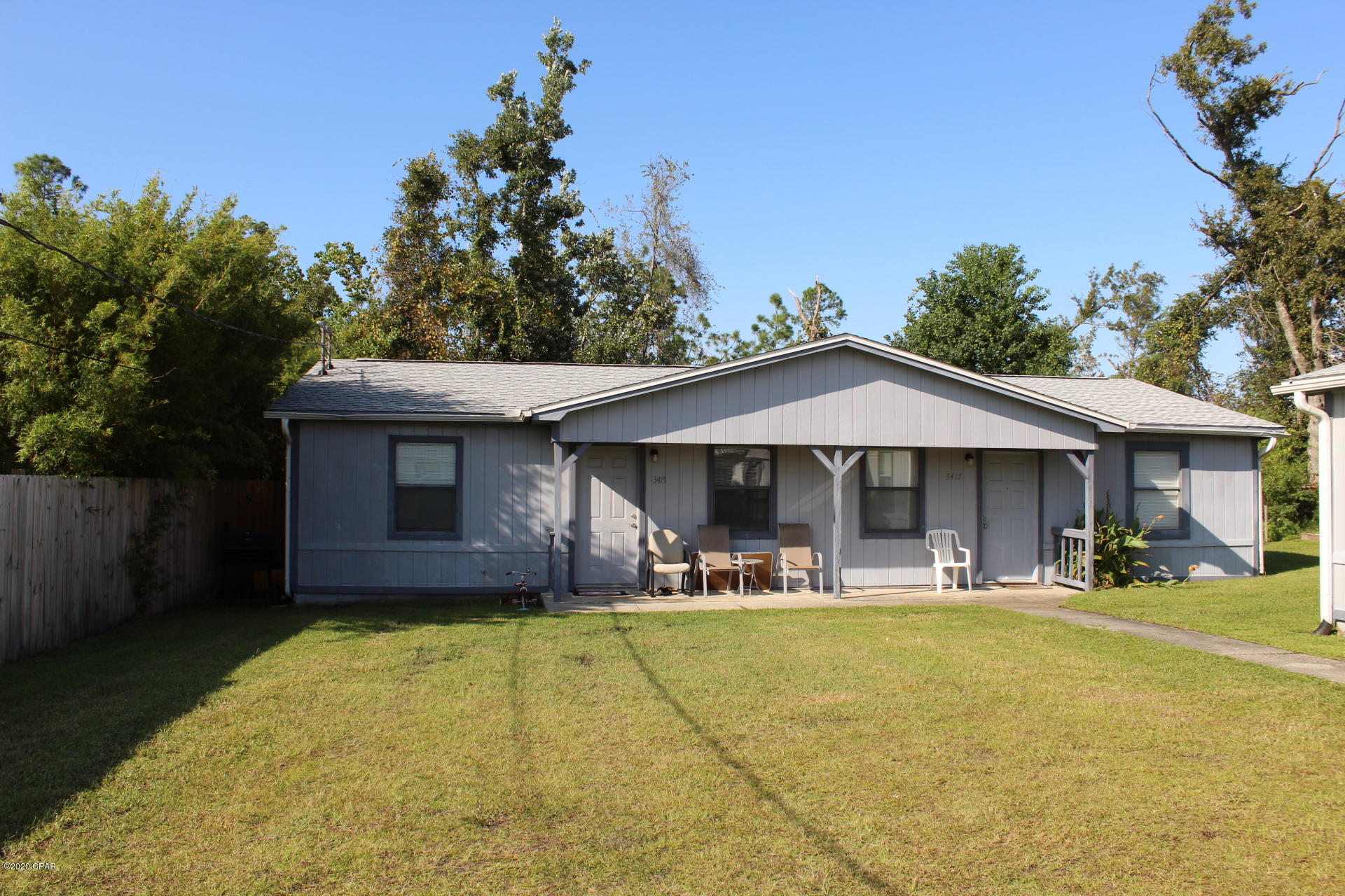 Two bedroom, one bath apartment in quiet neighborhood.  Equipped with range, refrigerator, dishwasher, and washer & dryer hook up.  Lawn care, garbage & sewage included. No Pets.