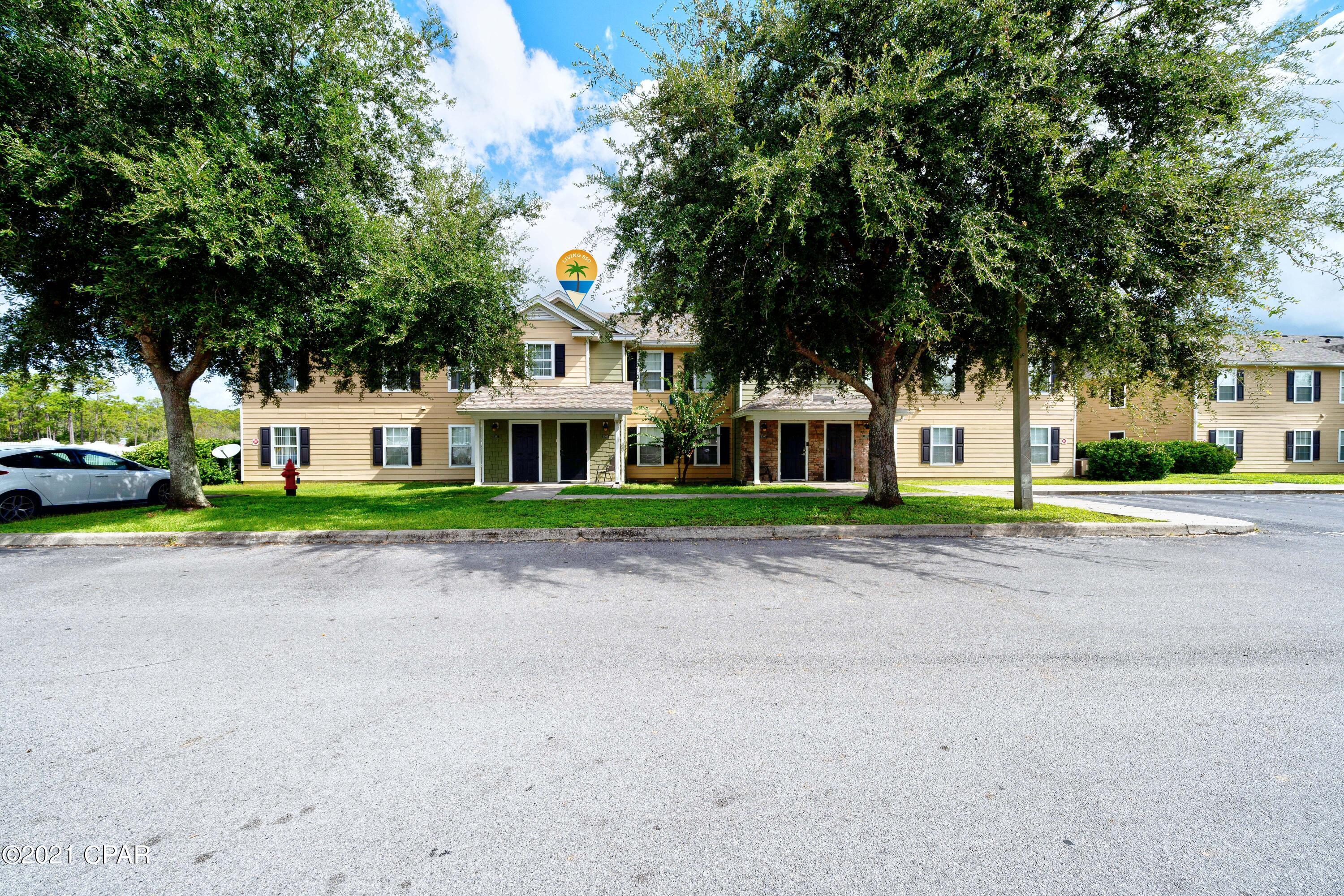Nautilus Cove is a gated community in the heart of beautiful Panama City Beach. This is a top floor, end unit with 4 bedrooms and 3 full baths. It comes with granite countertops, upgraded light wood cabinets, stainless steel appliances and a new A/C. Nautilus Cove offers several amenities including a large resort style pool, fitness center, club house with full kitchen, children's playground, and pet friendly walking stations. Located in central Panama City Beach you are close distance to the beautiful Emerald waters of the Gulf and less than 2 miles from Pier Park where you will find great restaurants, entertainment and shopping. All measurements and information to be verified by buyer. 30 Day Minimum Rental Period.